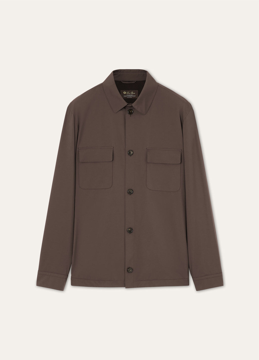 Loro Piana Overshirt - Black Sesame