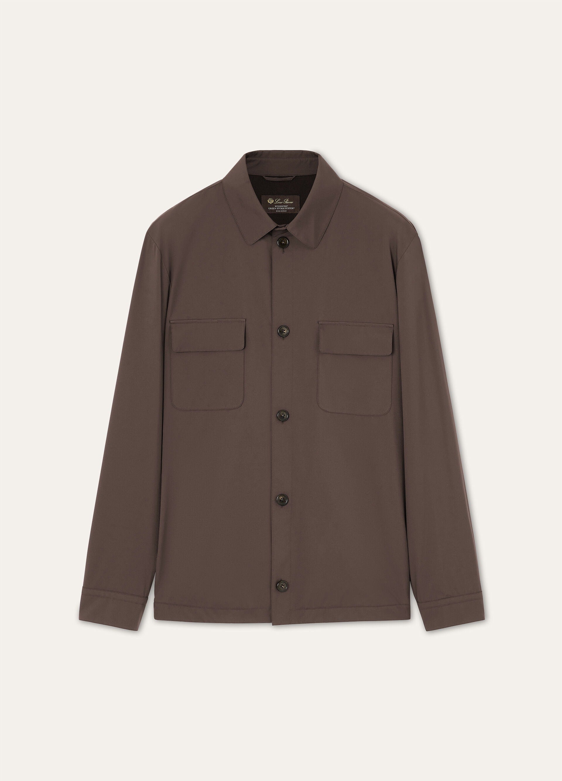 Loro Piana Overshirt - Black Sesame