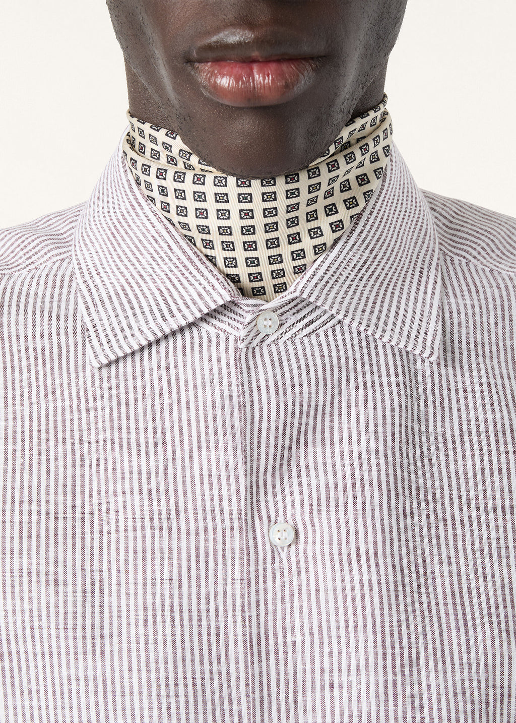 André Shirt - Ebony Stripe