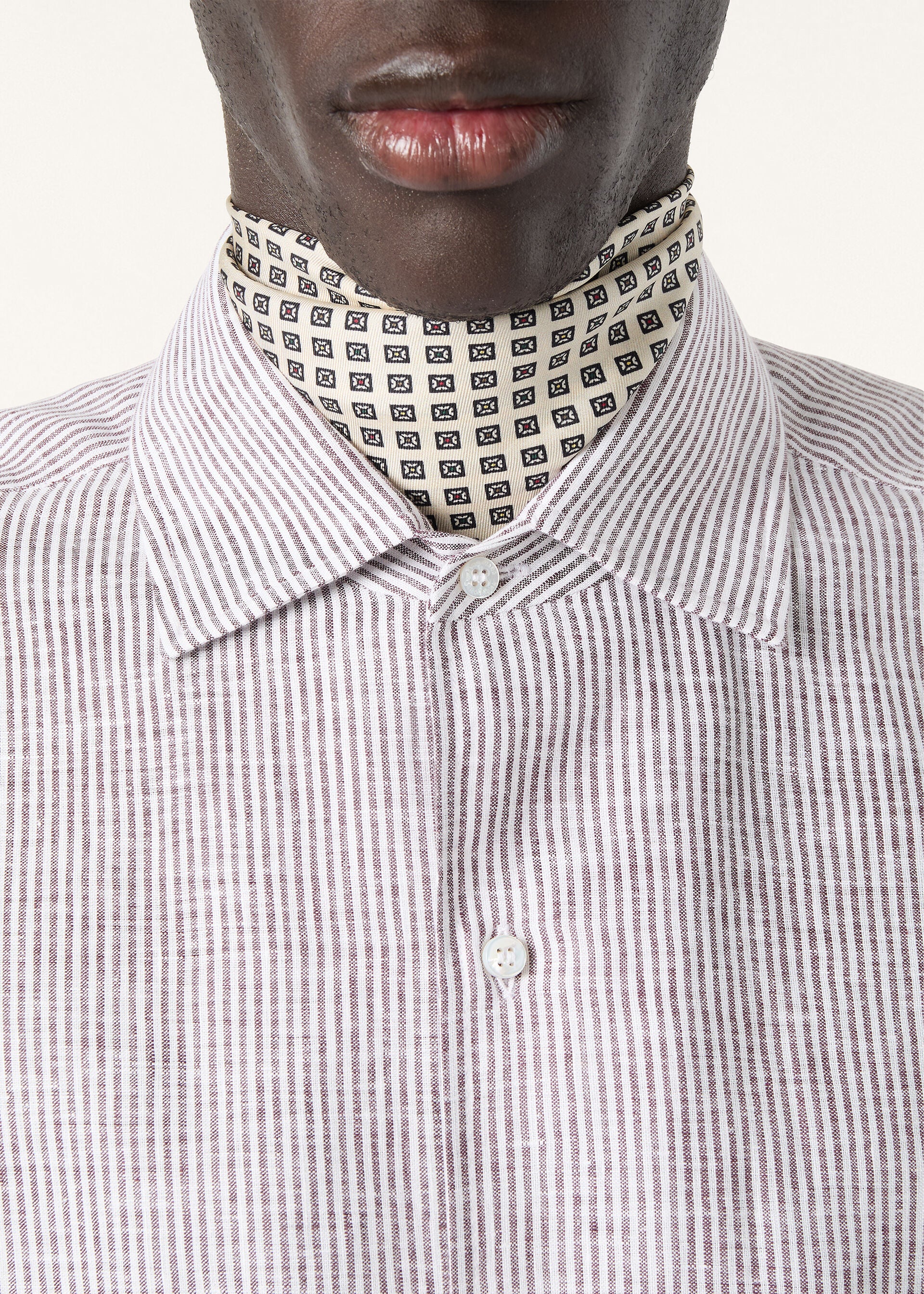 André Shirt - Ebony Stripe