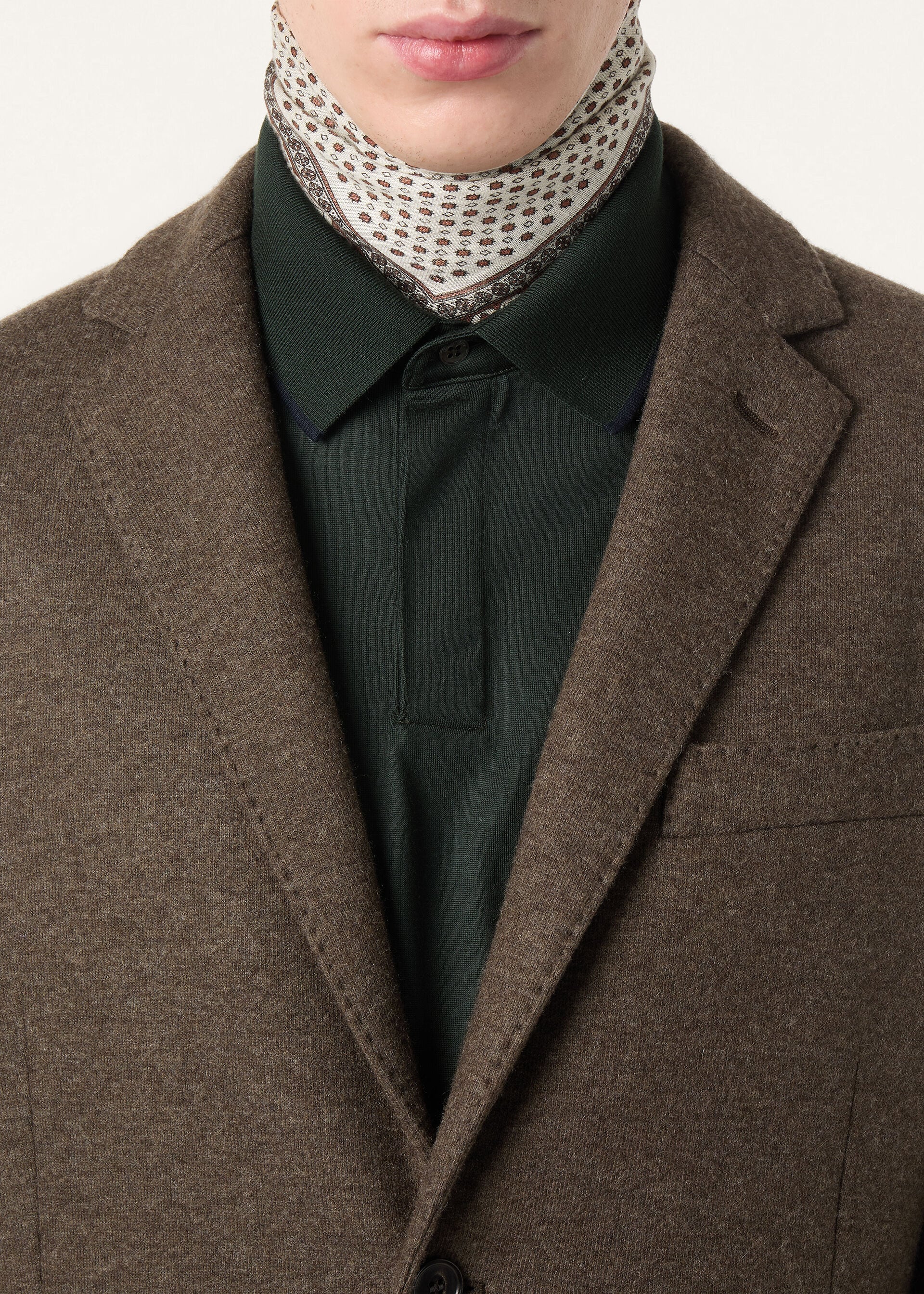 Novalis Sweater Jacket - Deep Oak