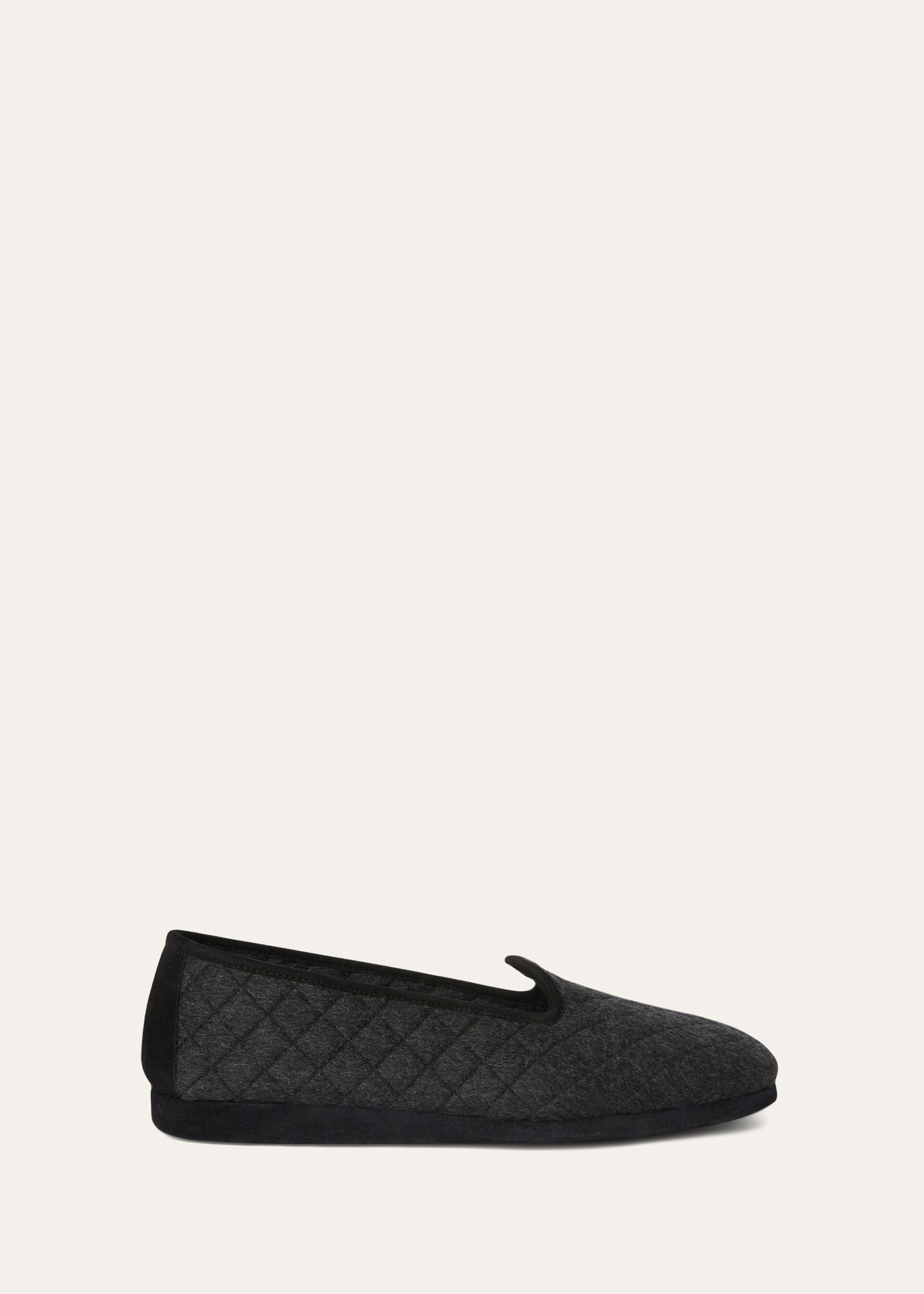 Classic Slippers - Charcoal Melange