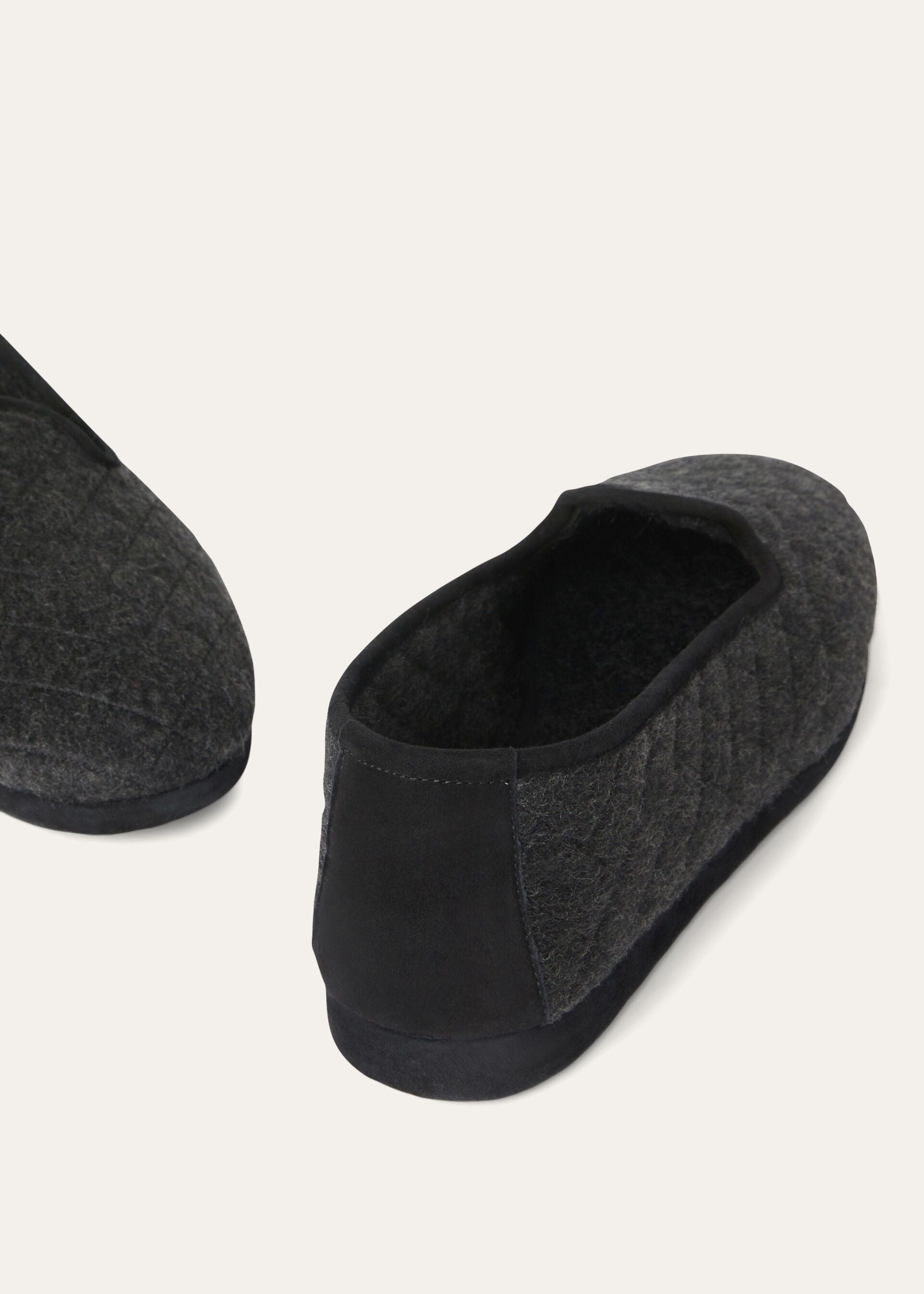 Classic Slippers - Charcoal Melange