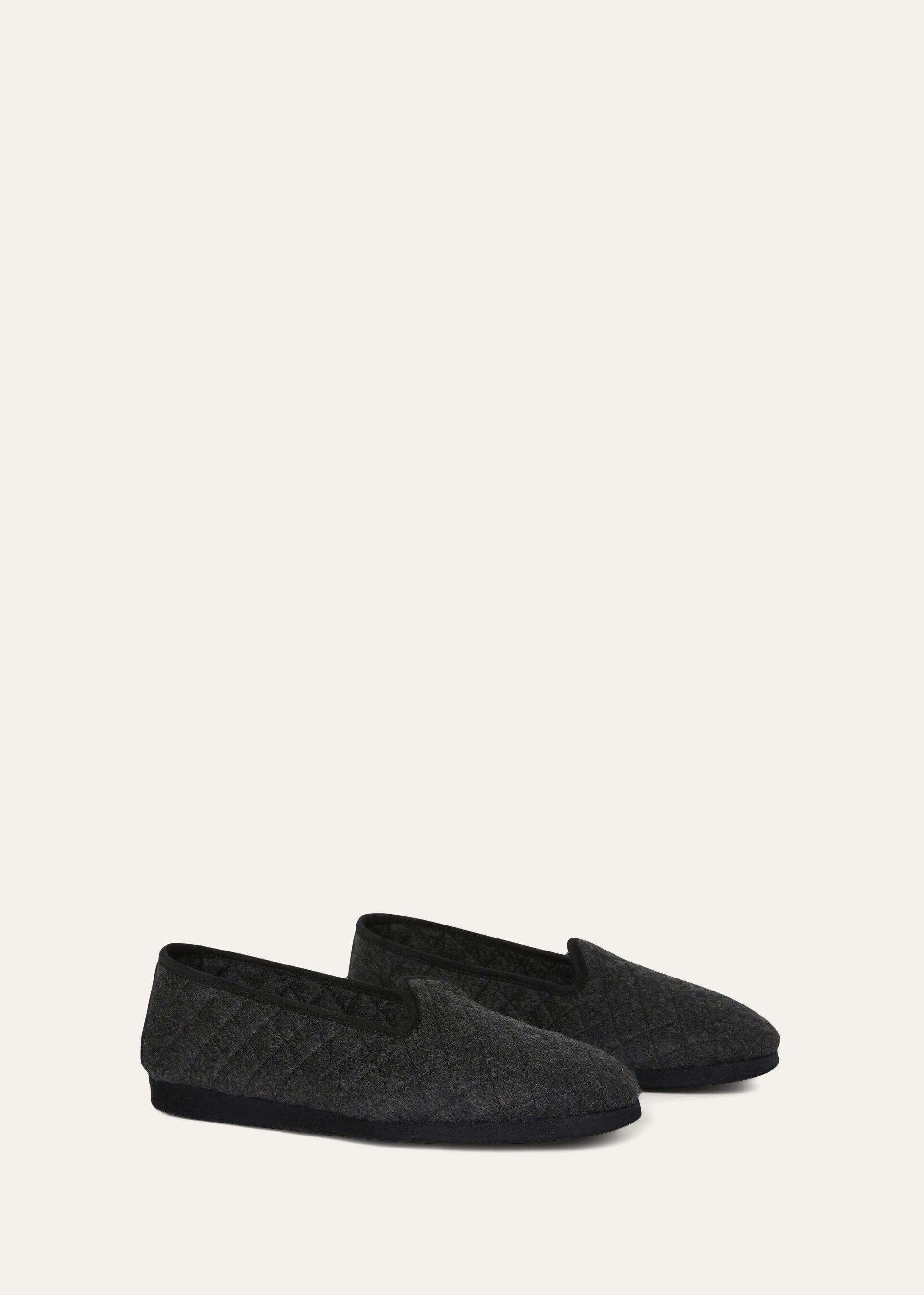 Classic Slippers - Charcoal Melange