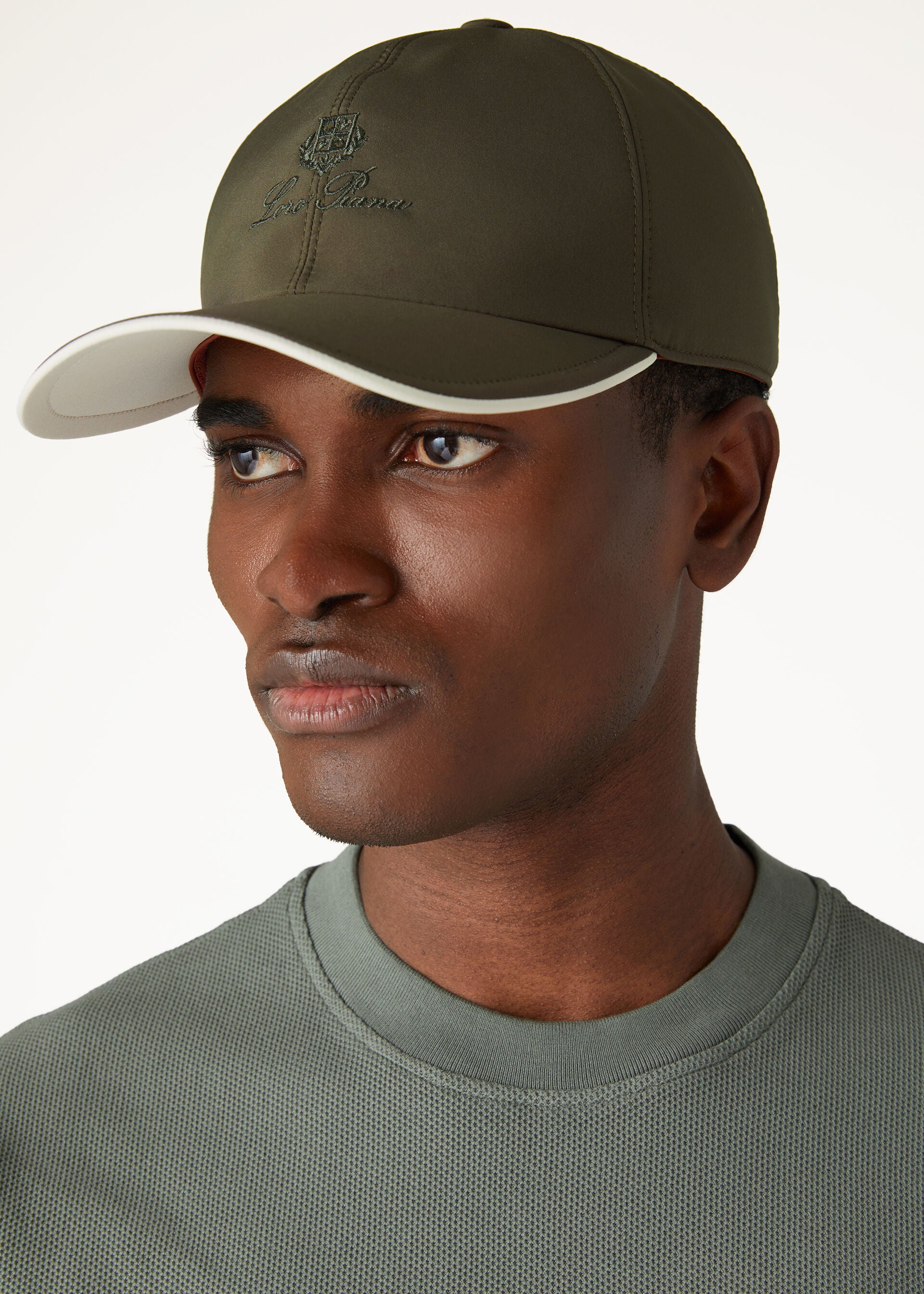 Baseball Cap - Dark Military Green/Ivory