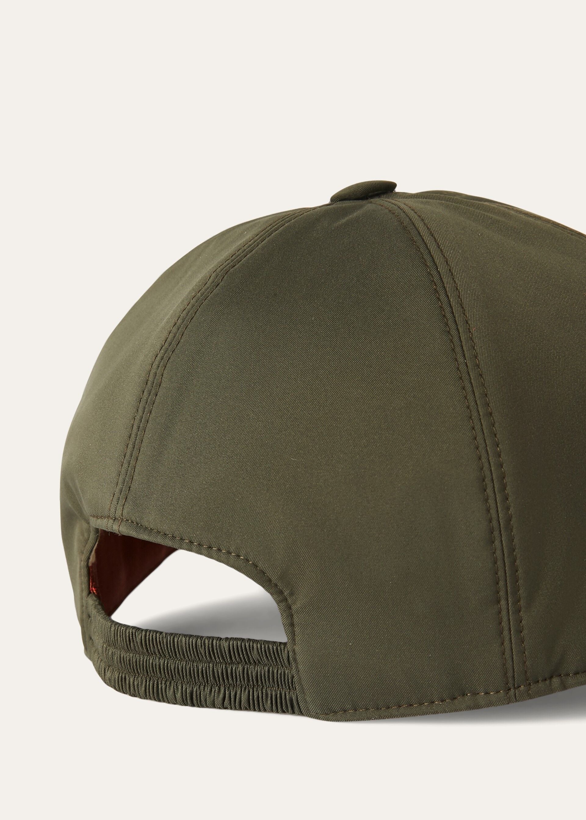 Baseball Cap - Dark Military Green/Ivory