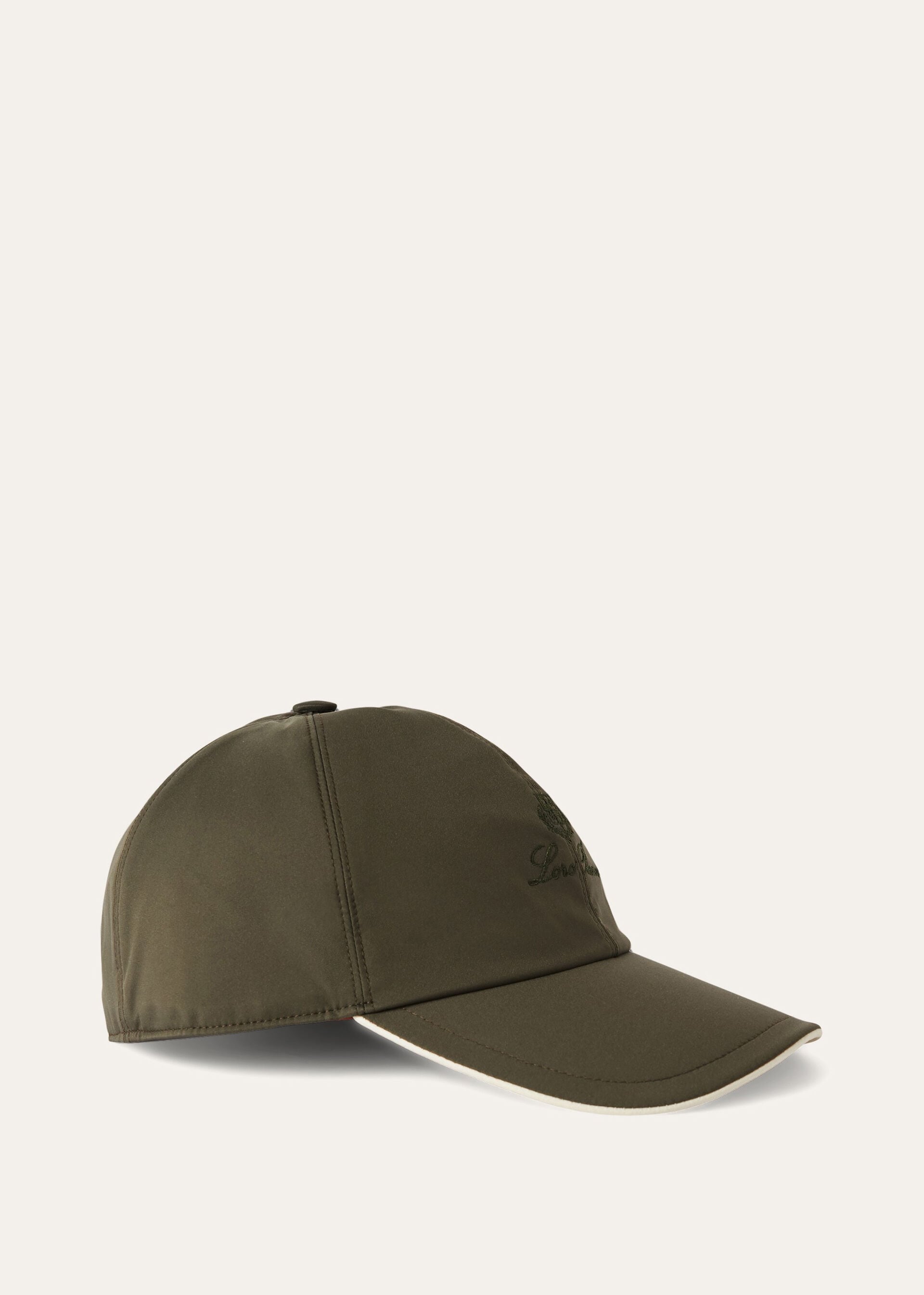 Baseball Cap - Dark Military Green/Ivory