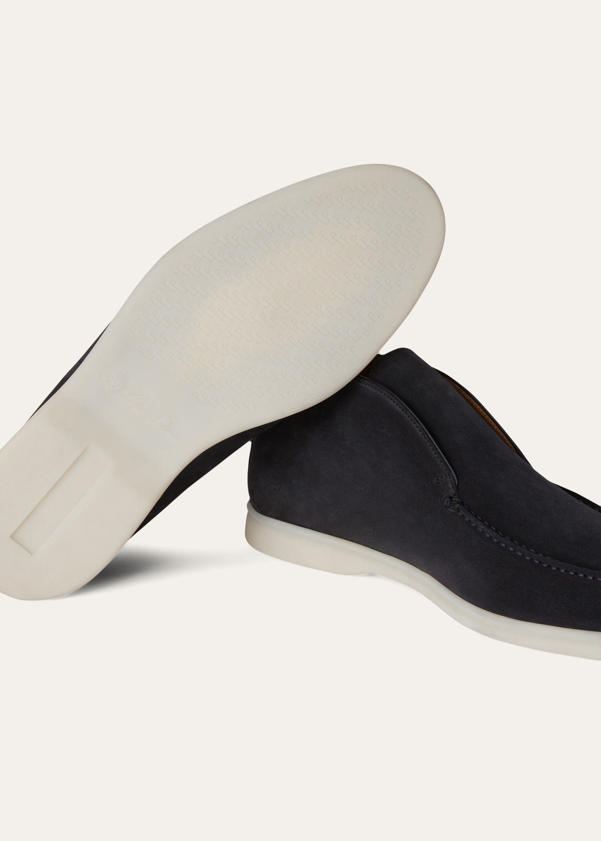 Open Walk Ankle Boot - Navy Blue