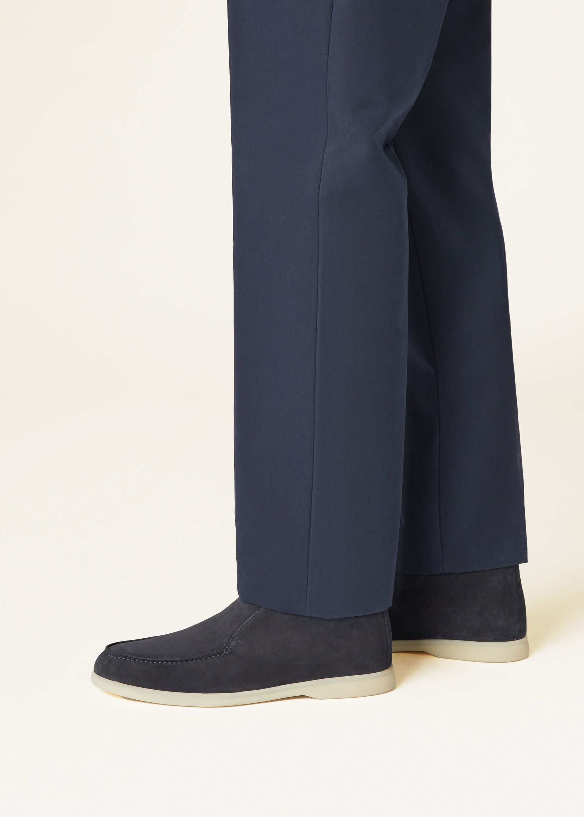 Open Walk Ankle Boot - Navy Blue