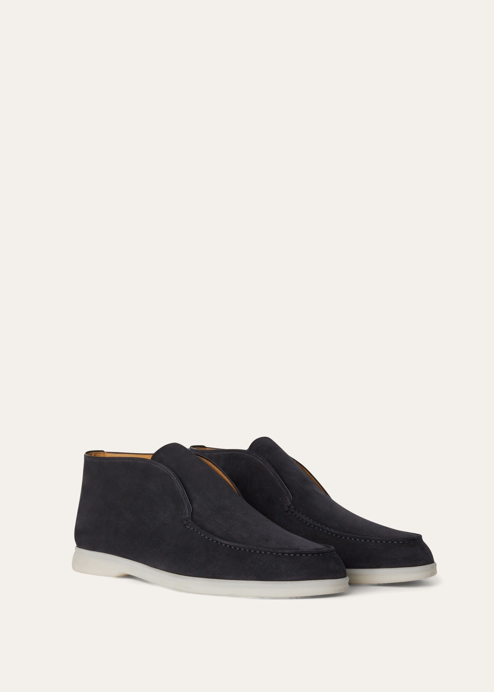 Open Walk Ankle Boot - Navy Blue