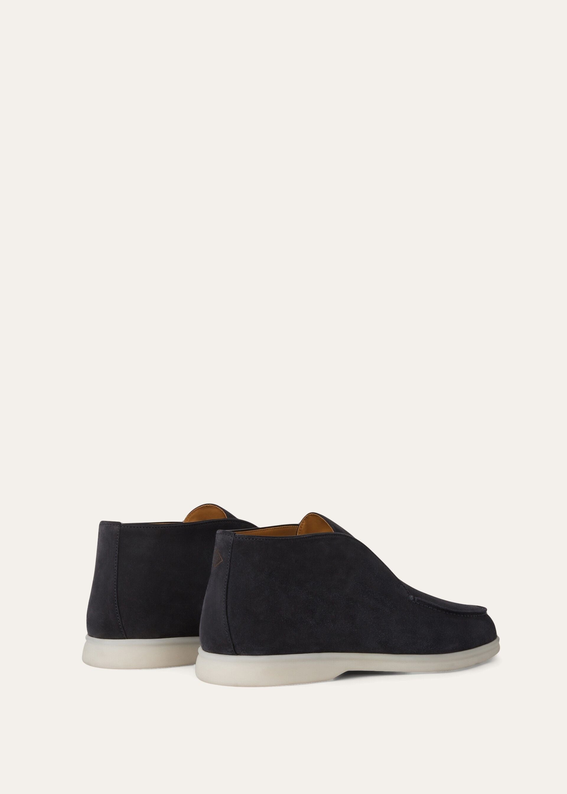 Open Walk Ankle Boot - Navy Blue