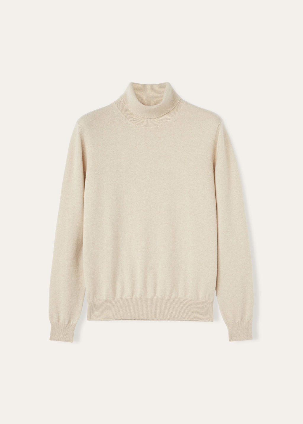 Classic Turtleneck - Natural Melange