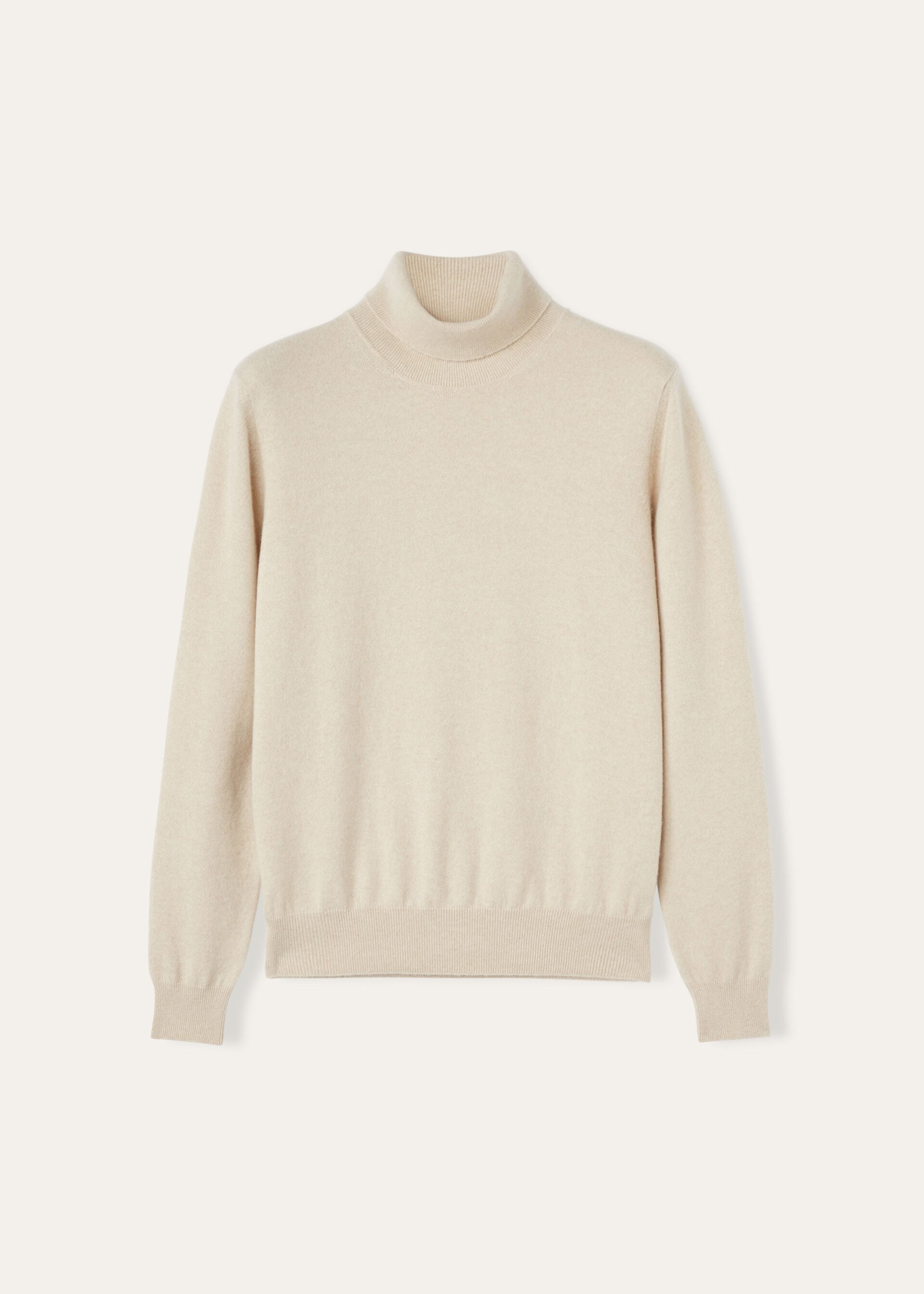 Classic Turtleneck - Natural Melange
