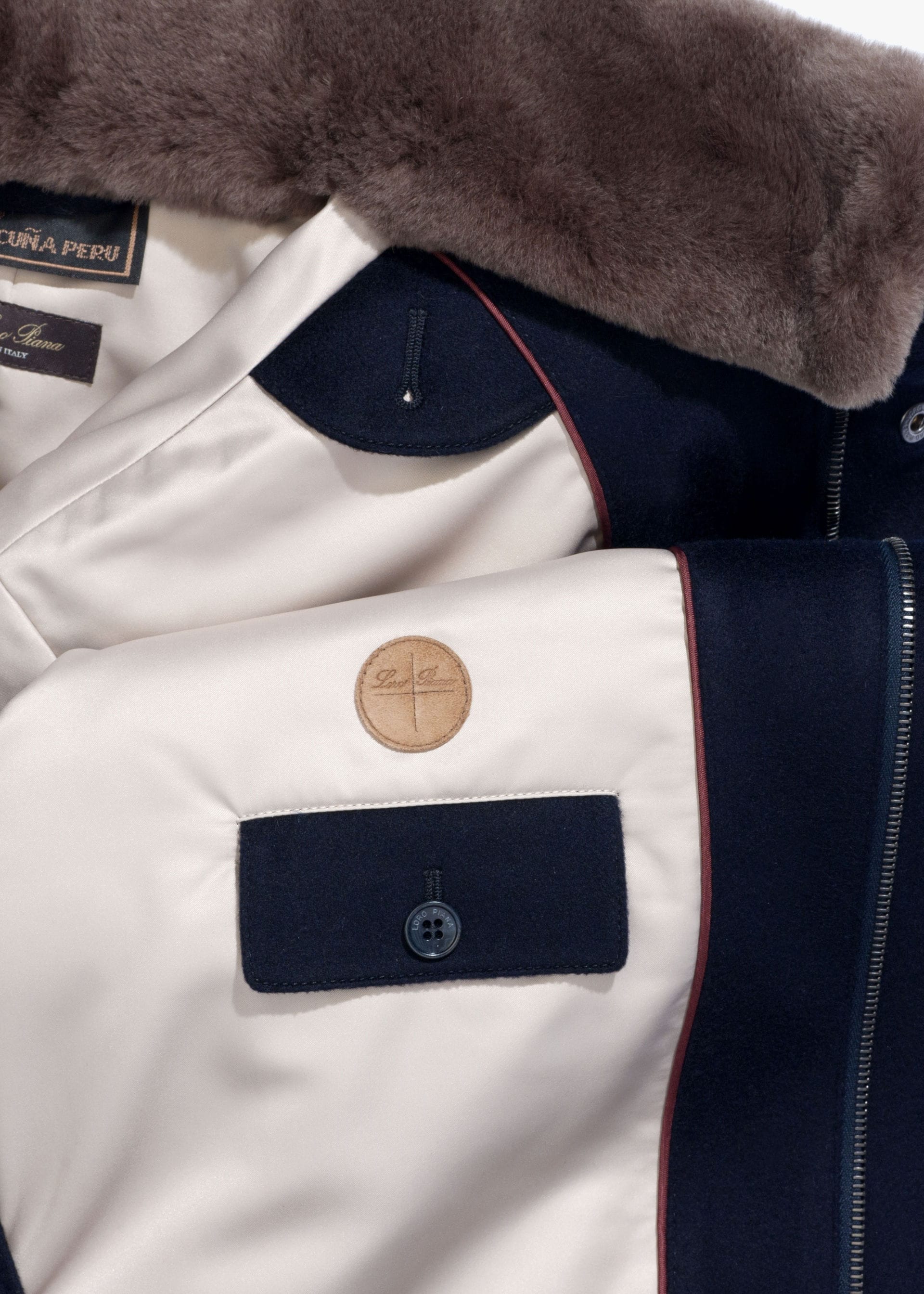 Winter Voyager Over Jacket - Navy Blue