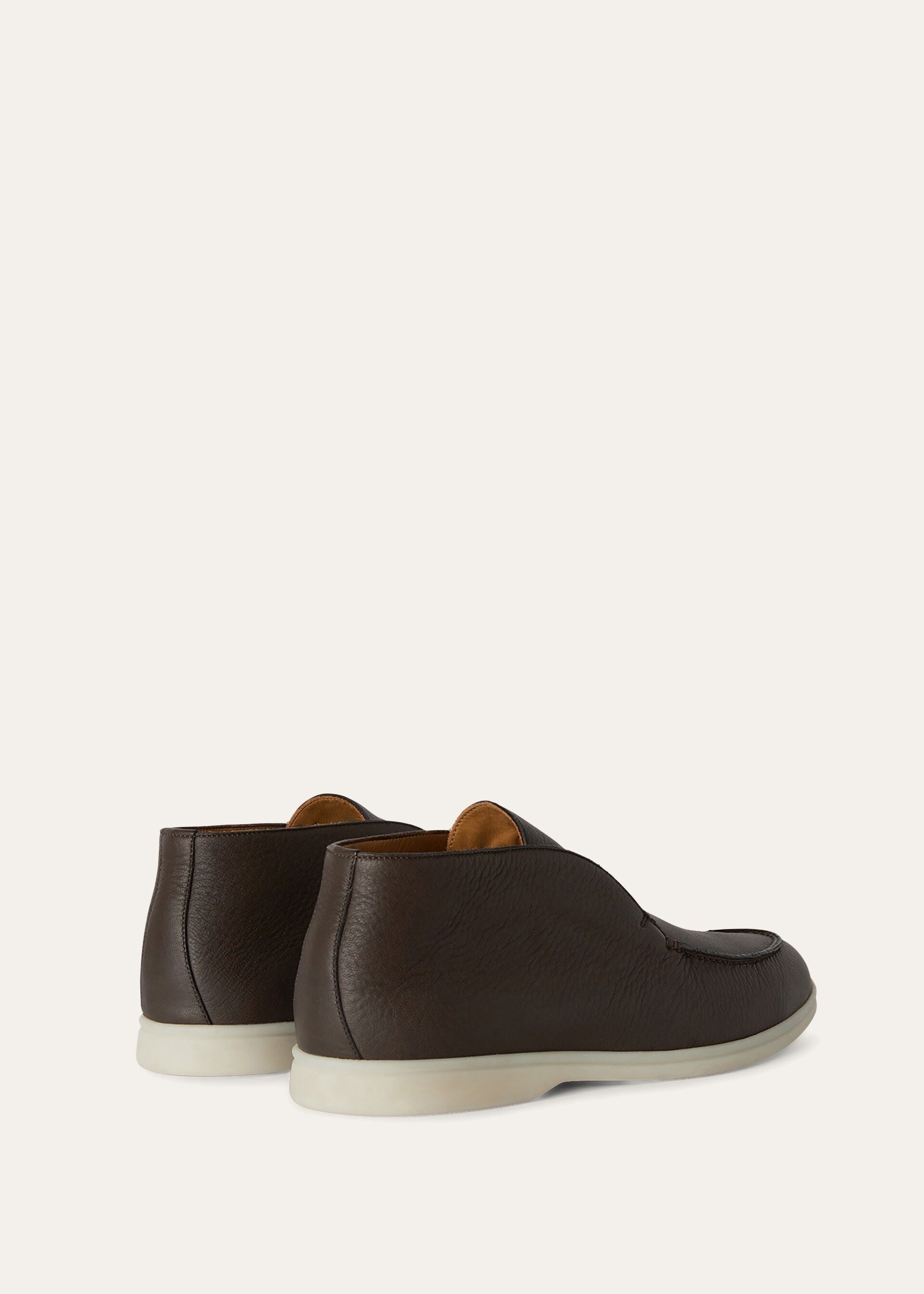 Open Walk Ankle Boot - Very Dark Brown