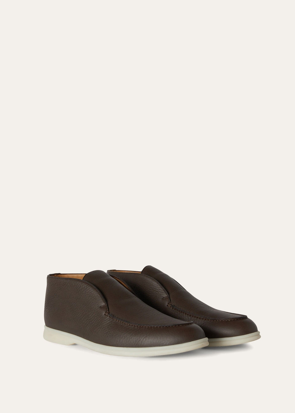 Open Walk Ankle Boot - Very Dark Brown