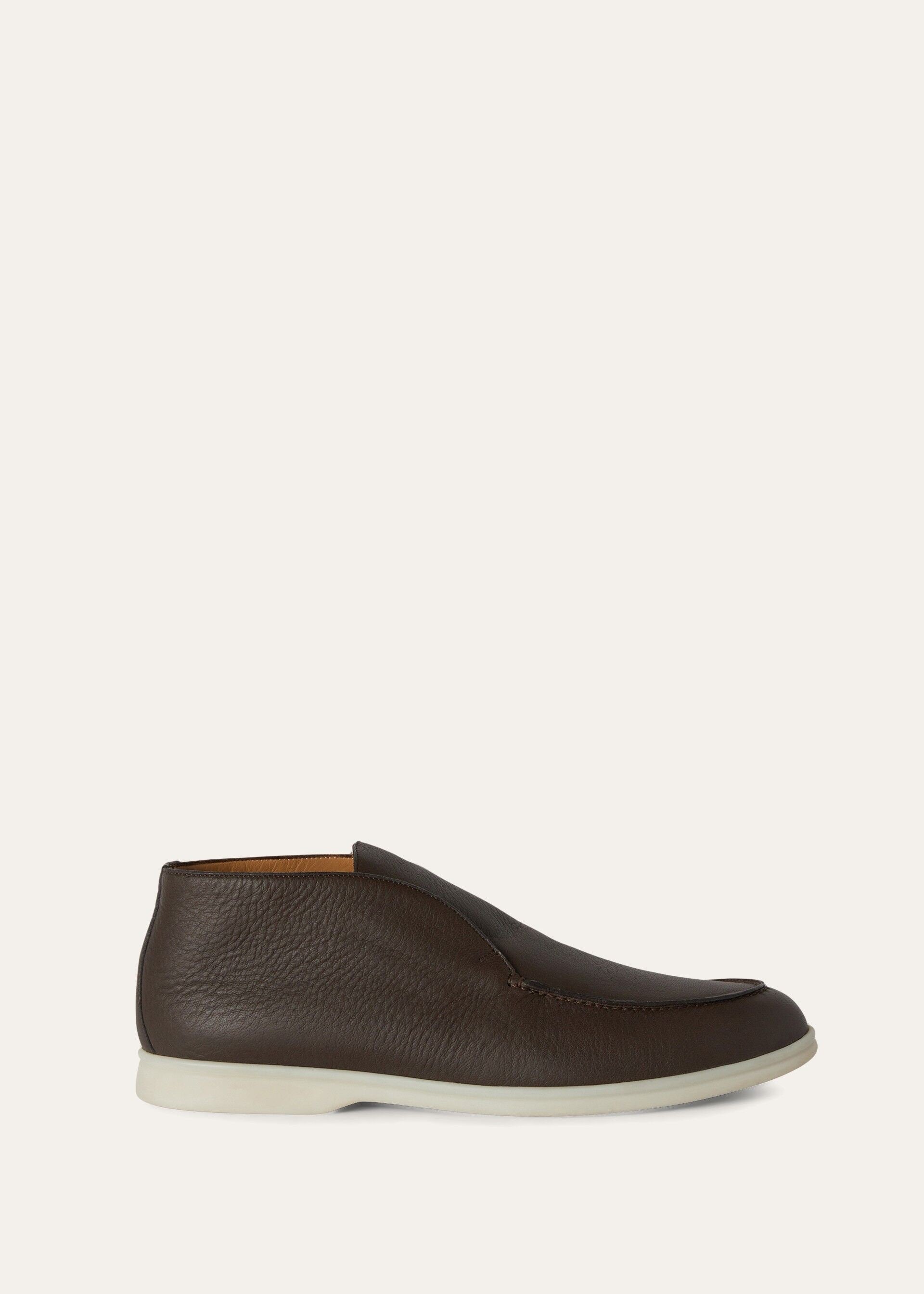 Open Walk Ankle Boot - Very Dark Brown