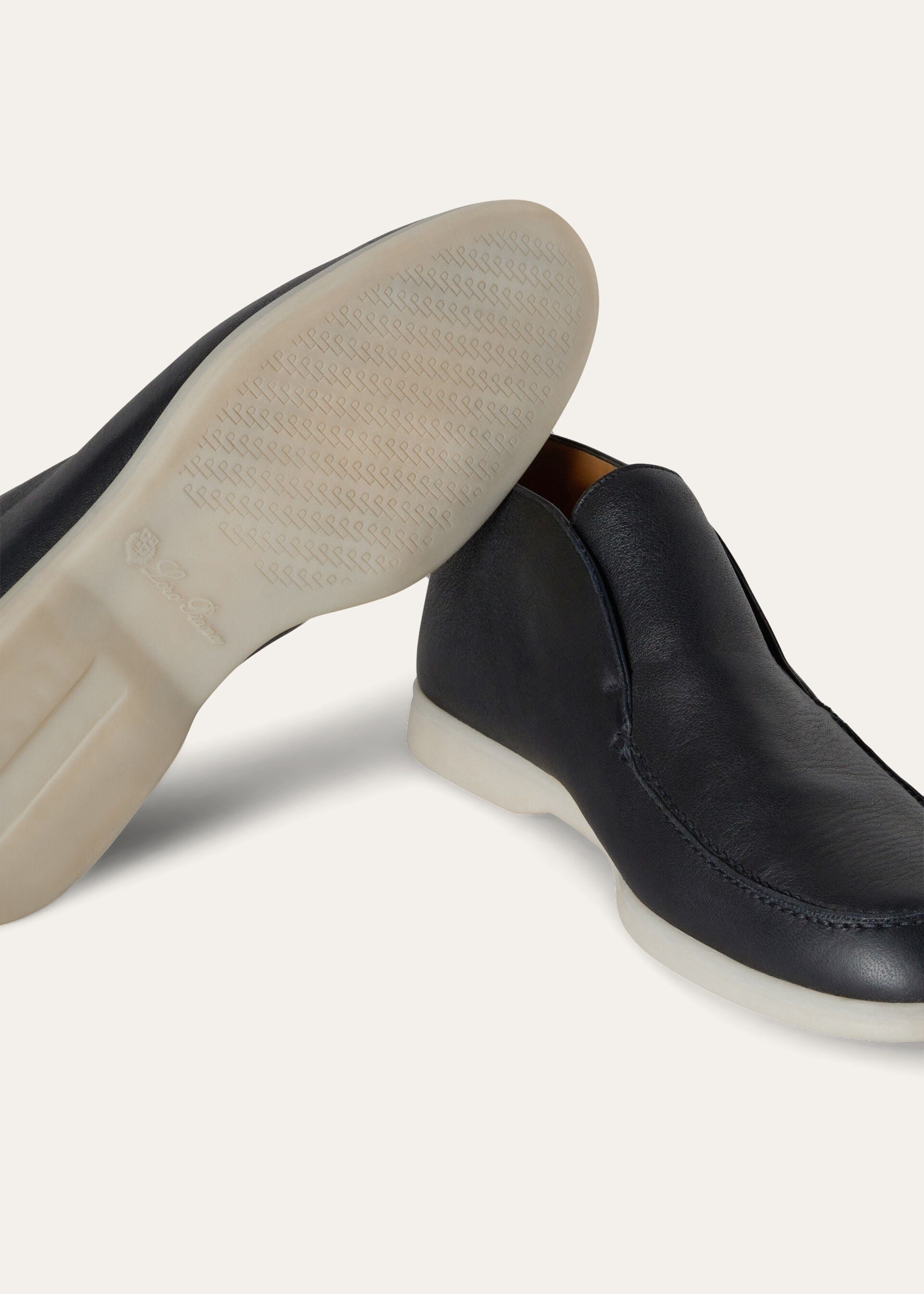 Open Walk Ankle Boot - Navy Blue