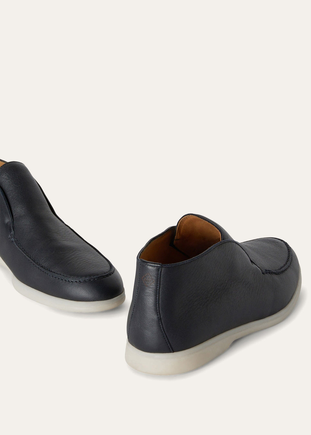 Open Walk Ankle Boot - Navy Blue