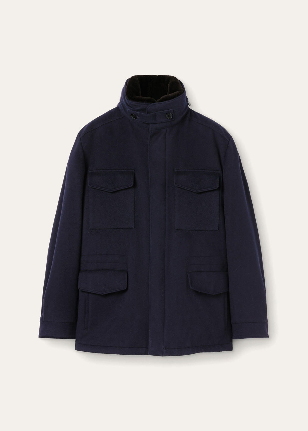 Traveller Coat - Navy Blue
