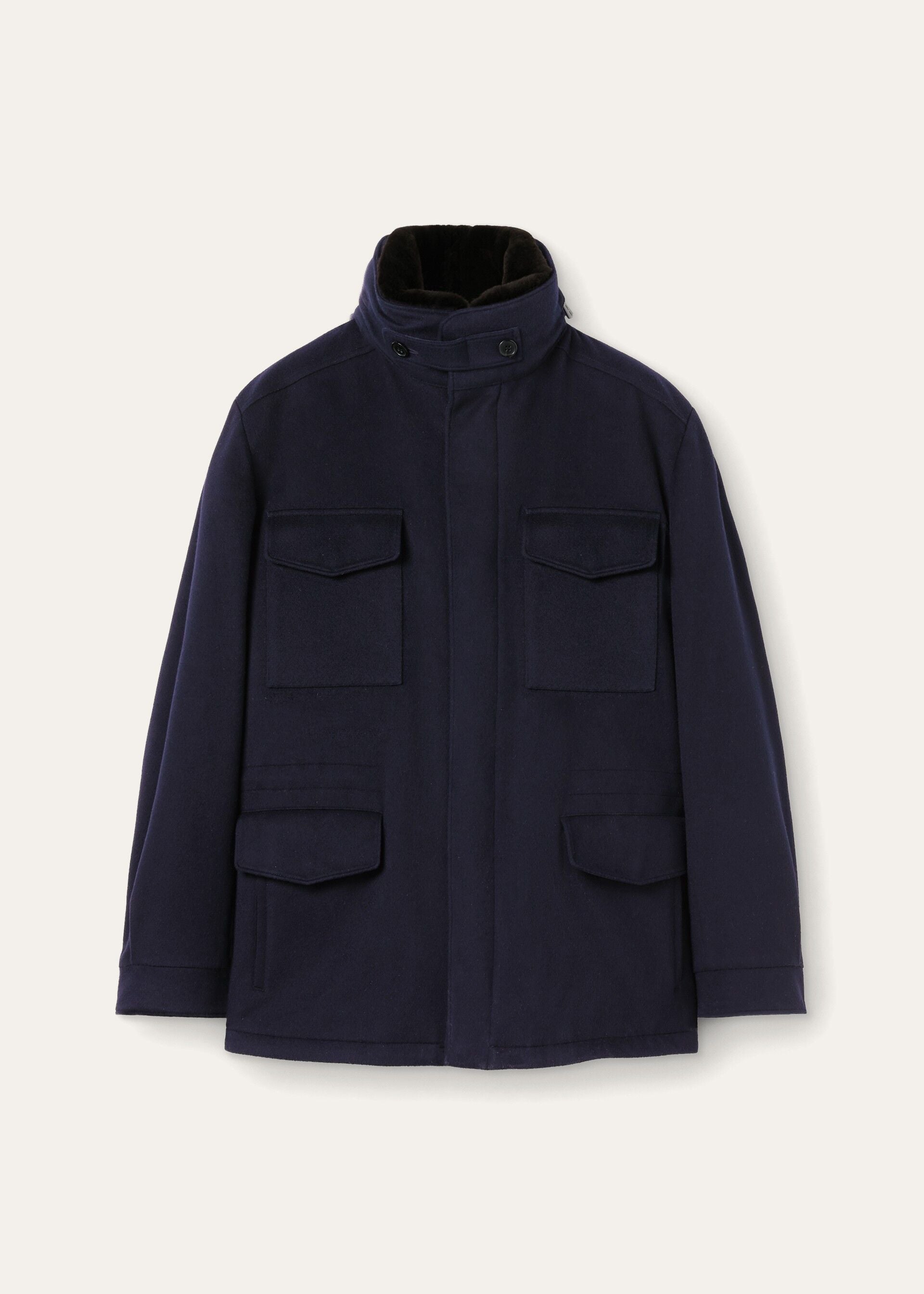 Traveller Coat - Navy Blue