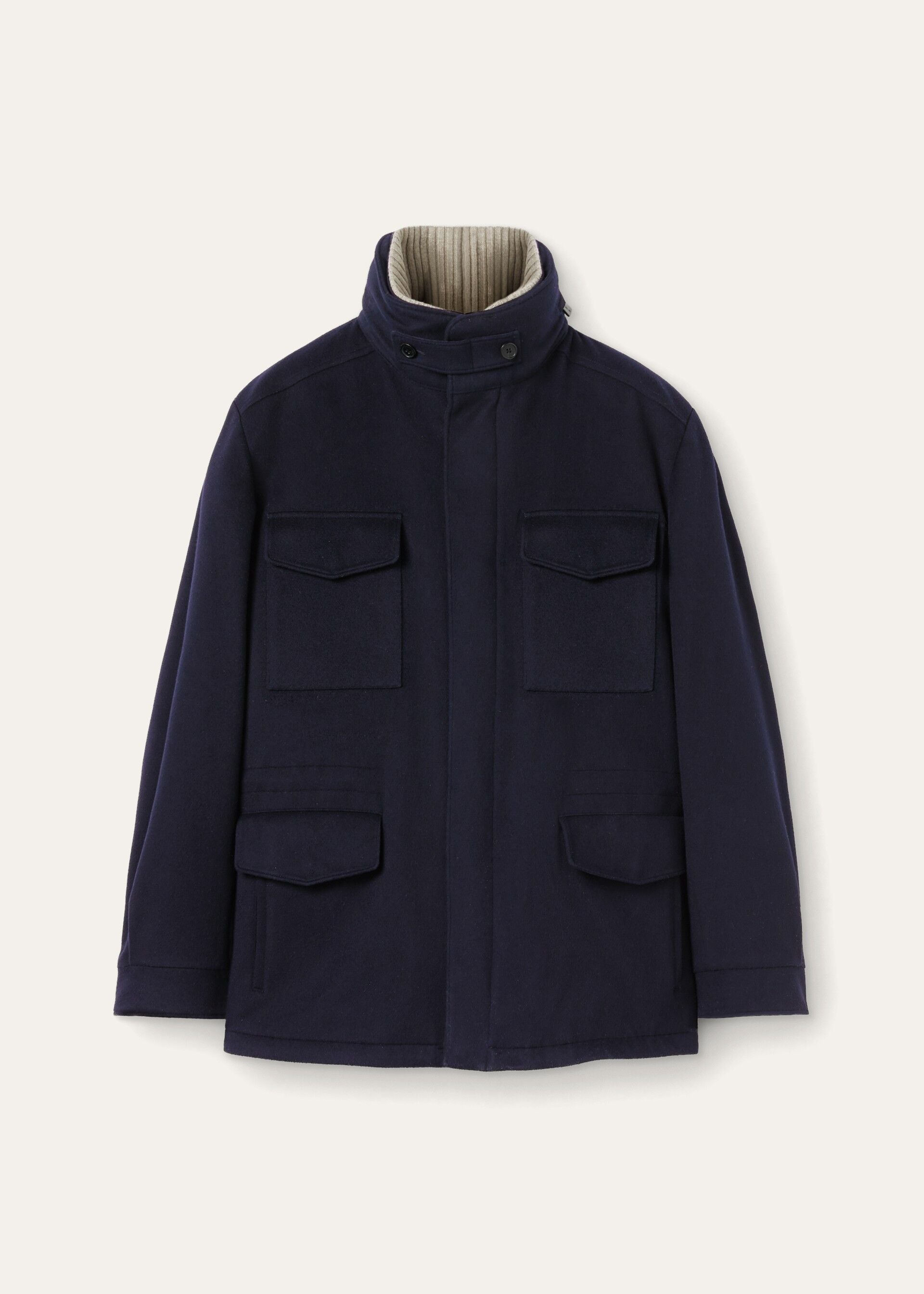 Traveller Coat - Navy Blue