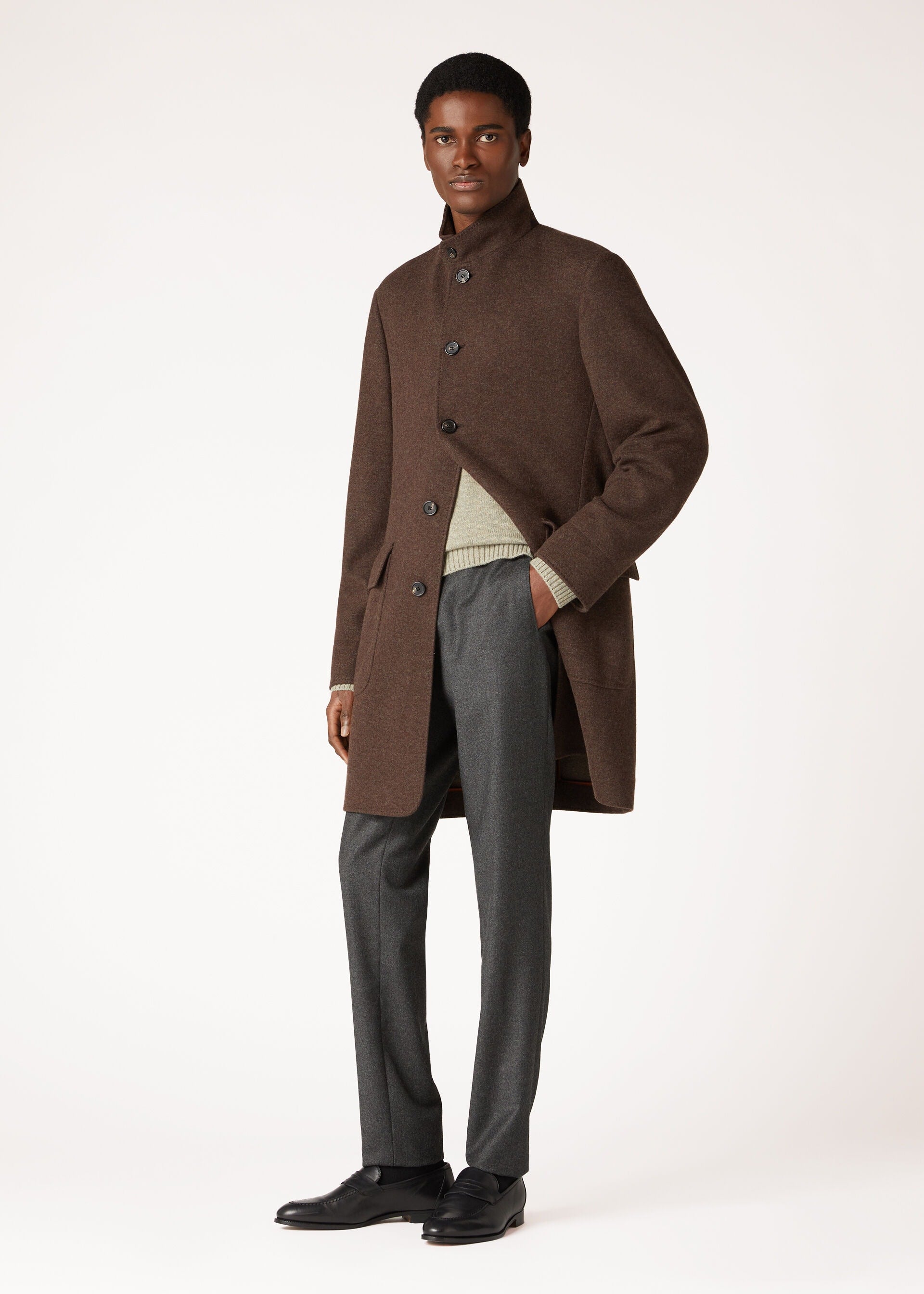 Sweater Coat - Cocoa Truffle Melange/Rustic Amber