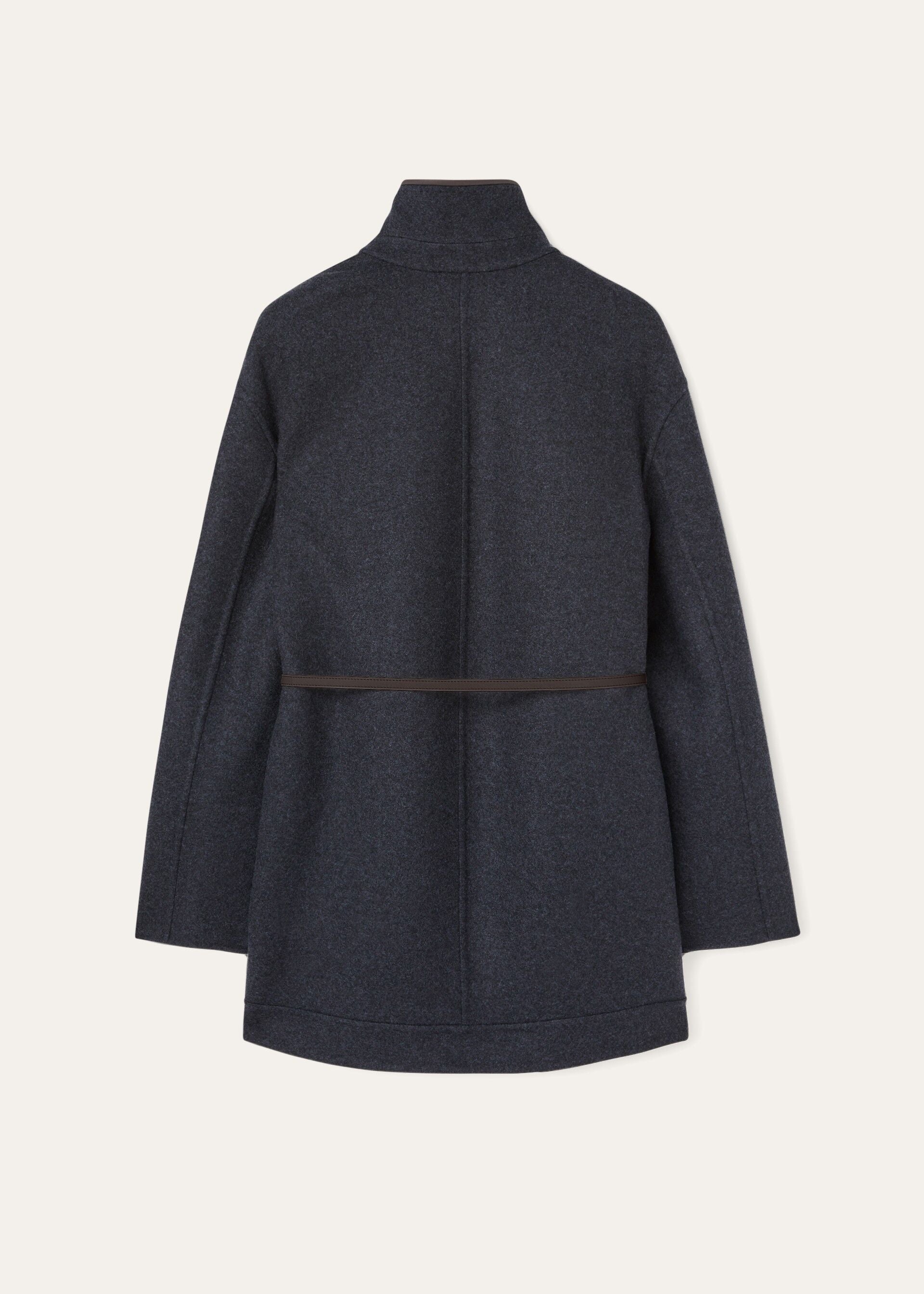 Jimi Jacket - Black-Gray Melange/Wenge Wood Melange