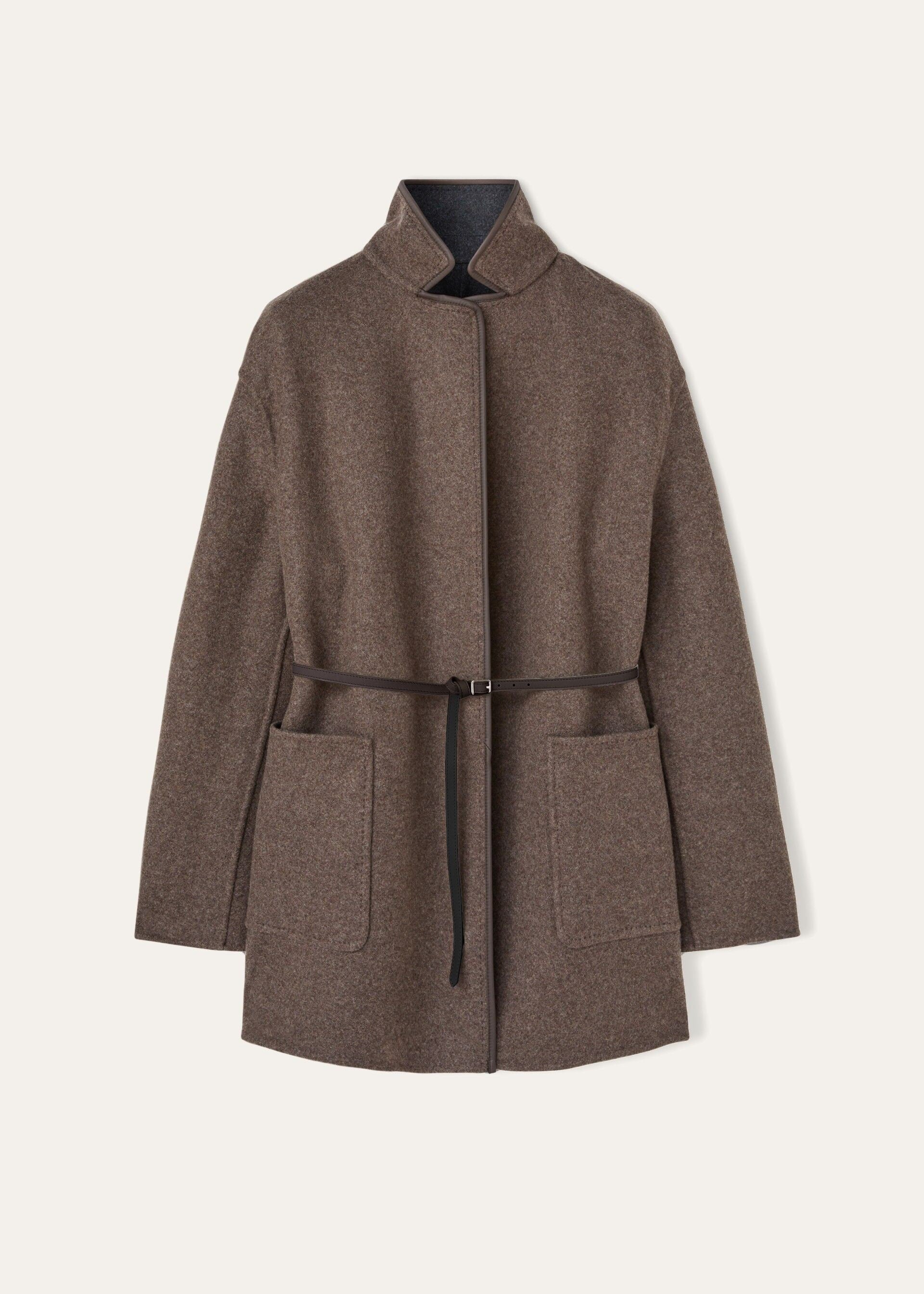 Jimi Jacket - Black-Gray Melange/Wenge Wood Melange