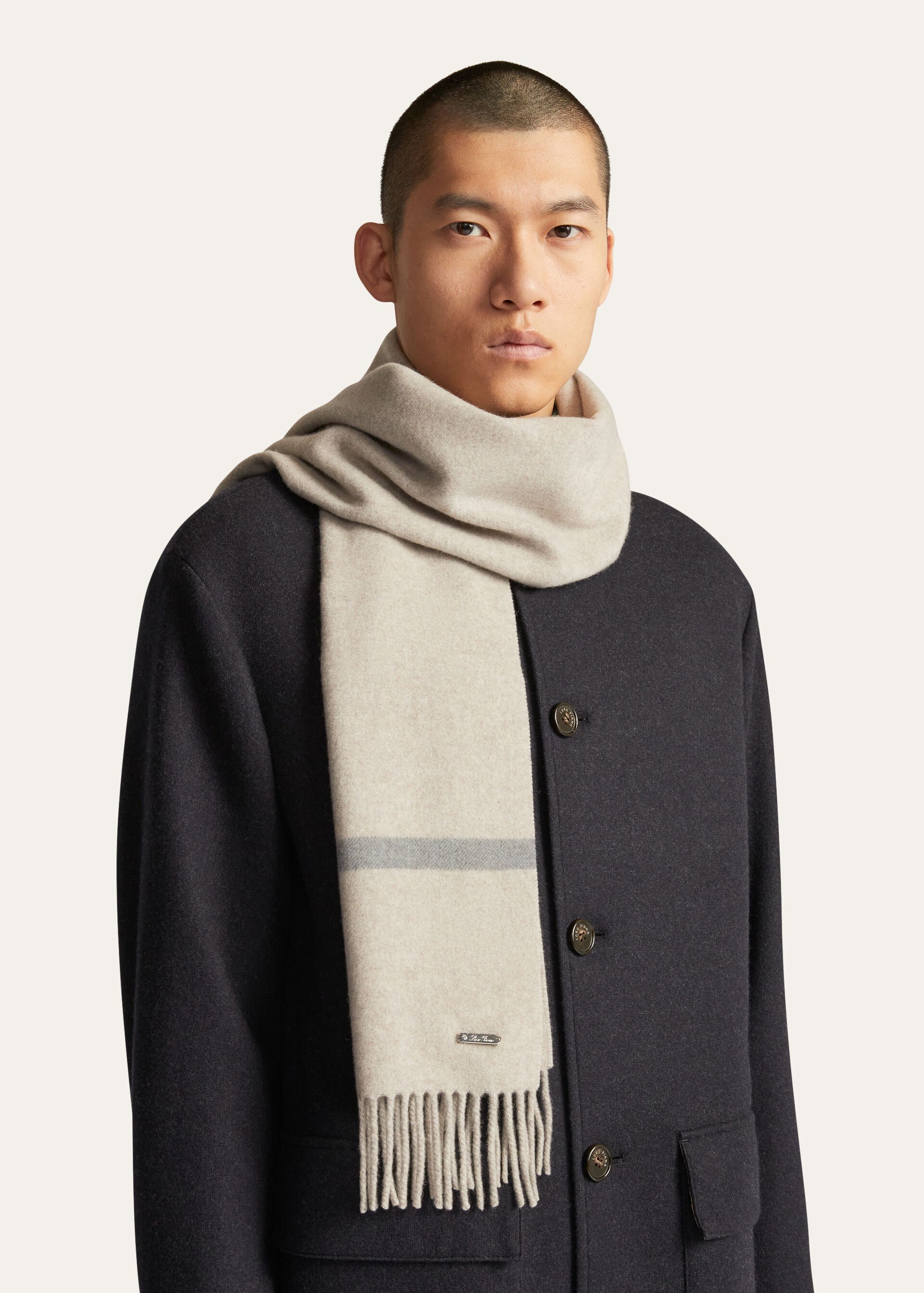 Twelve Scarf - Fog Melange