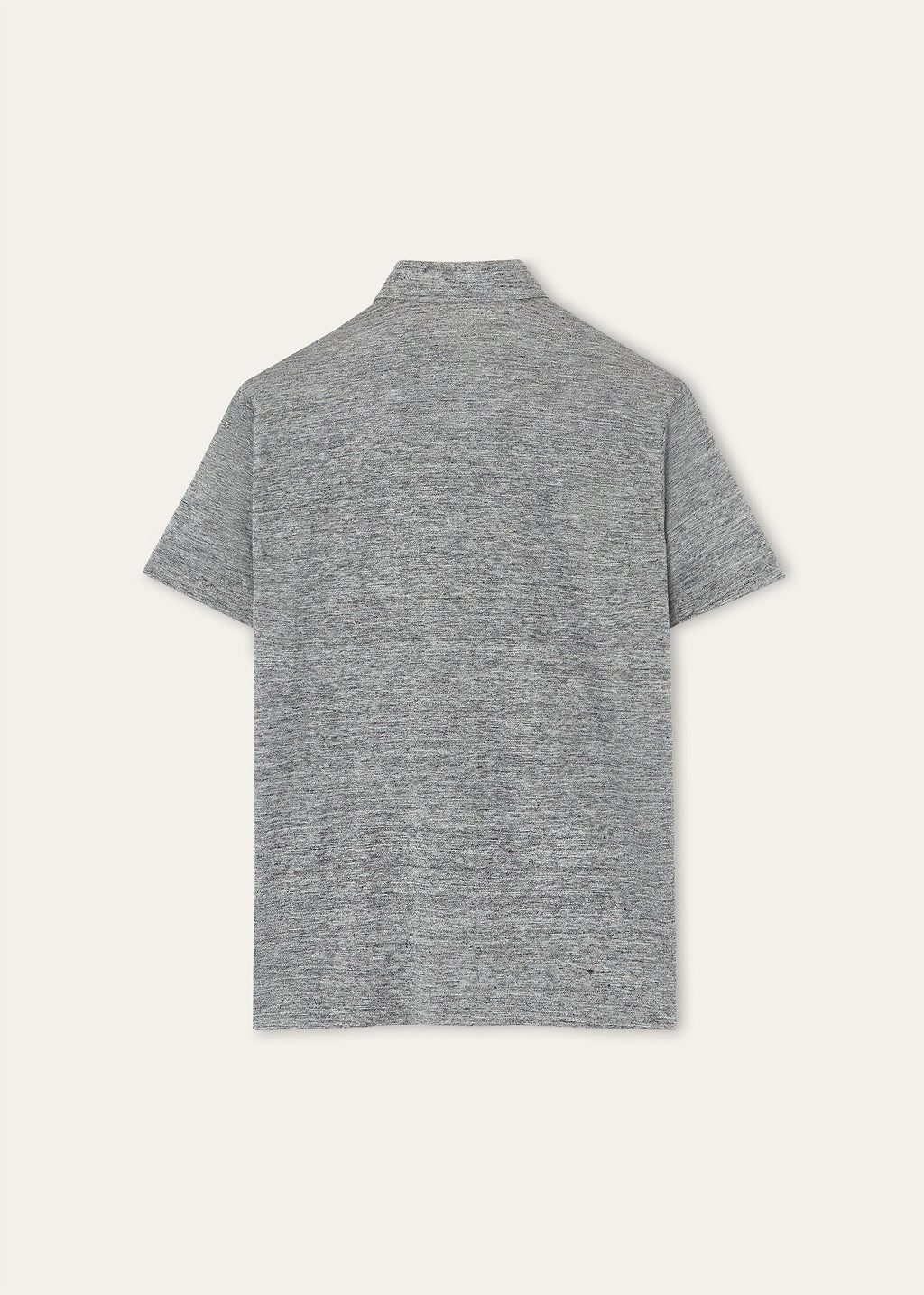Polo Shirt - Flannel Melange