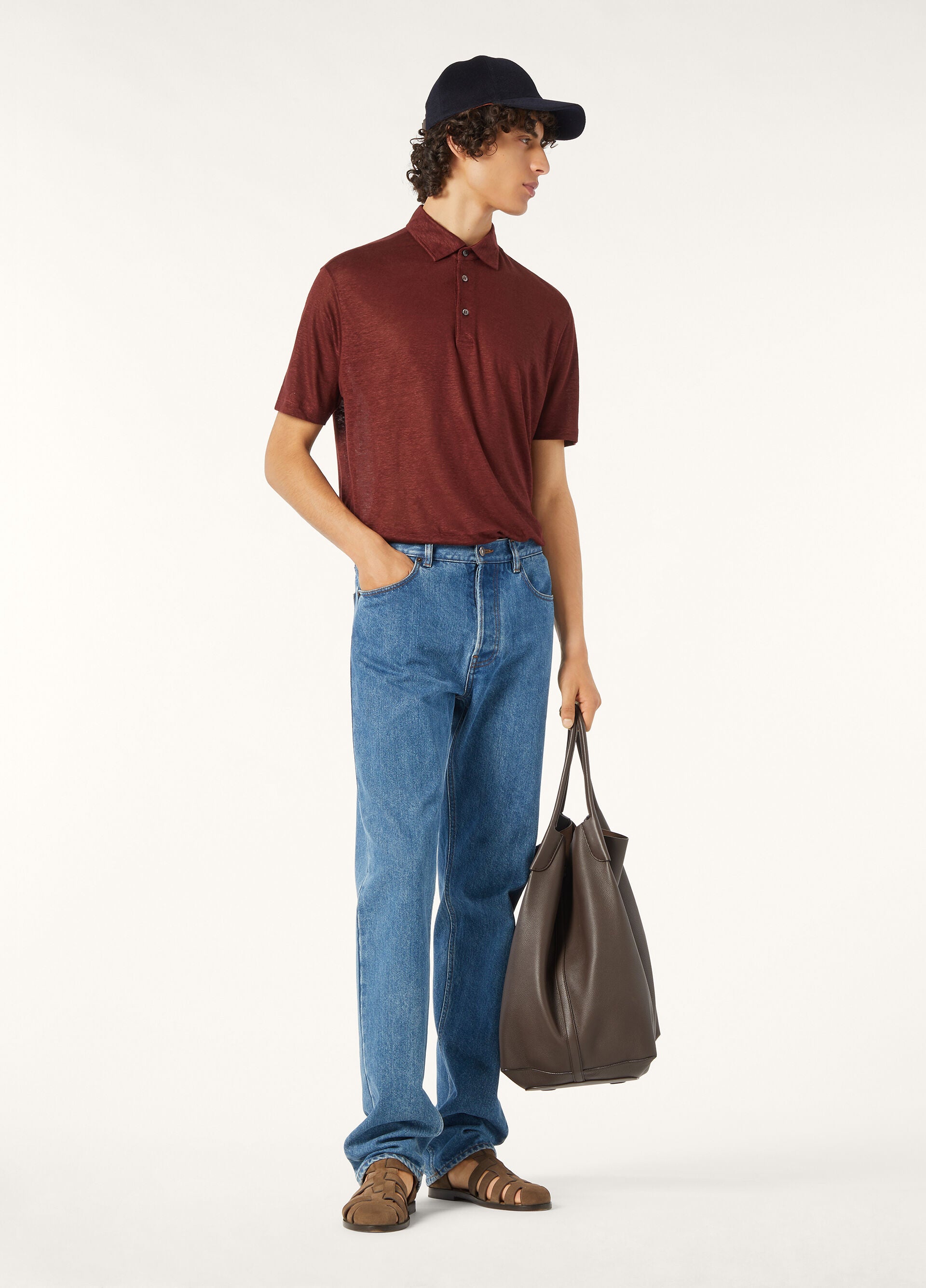 Polo Shirt - Deep Maroon