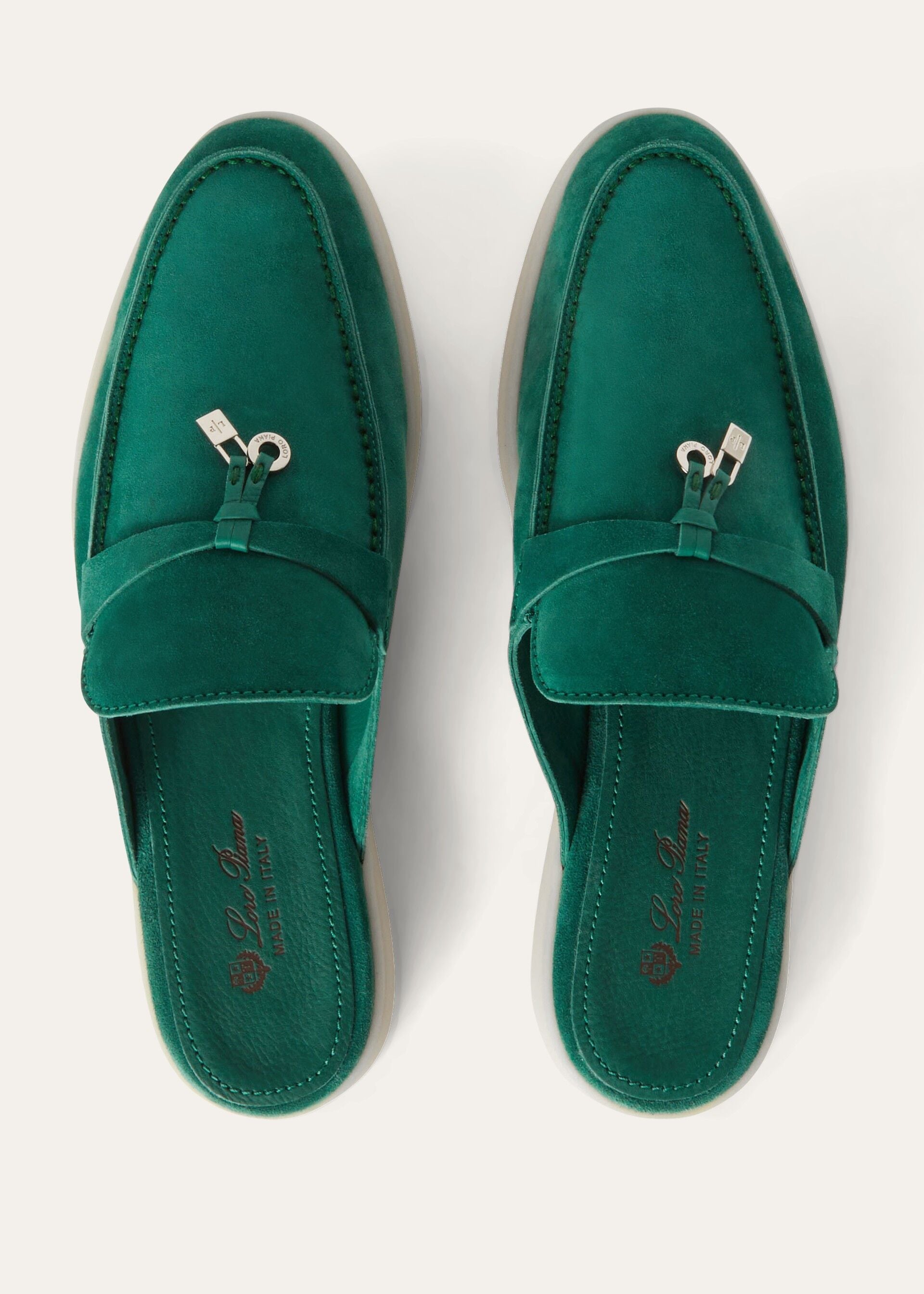 Babouche Charms Walk Loafer - Forest Leaves