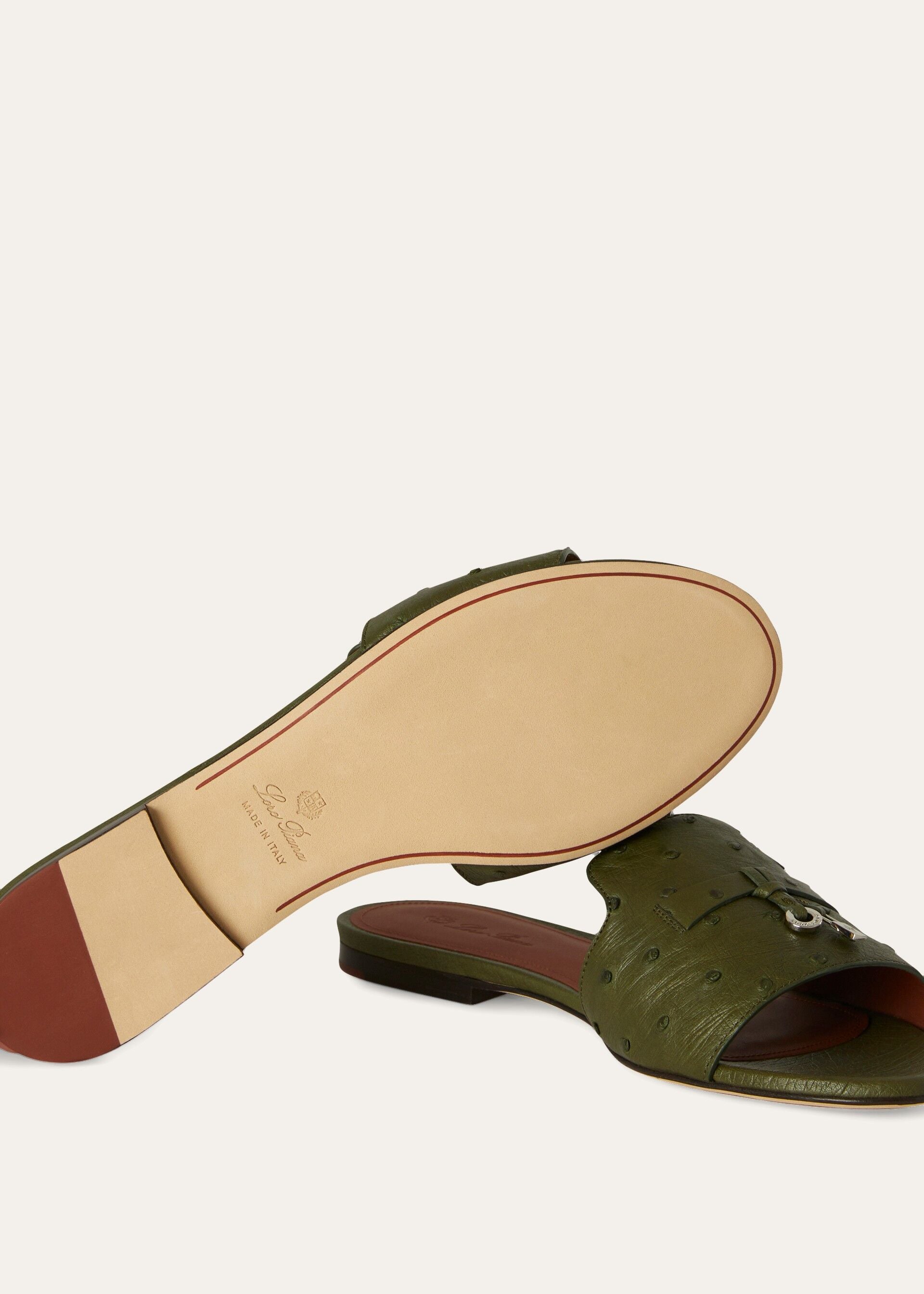 Summer Charms Sandal - Dark Lichen Green