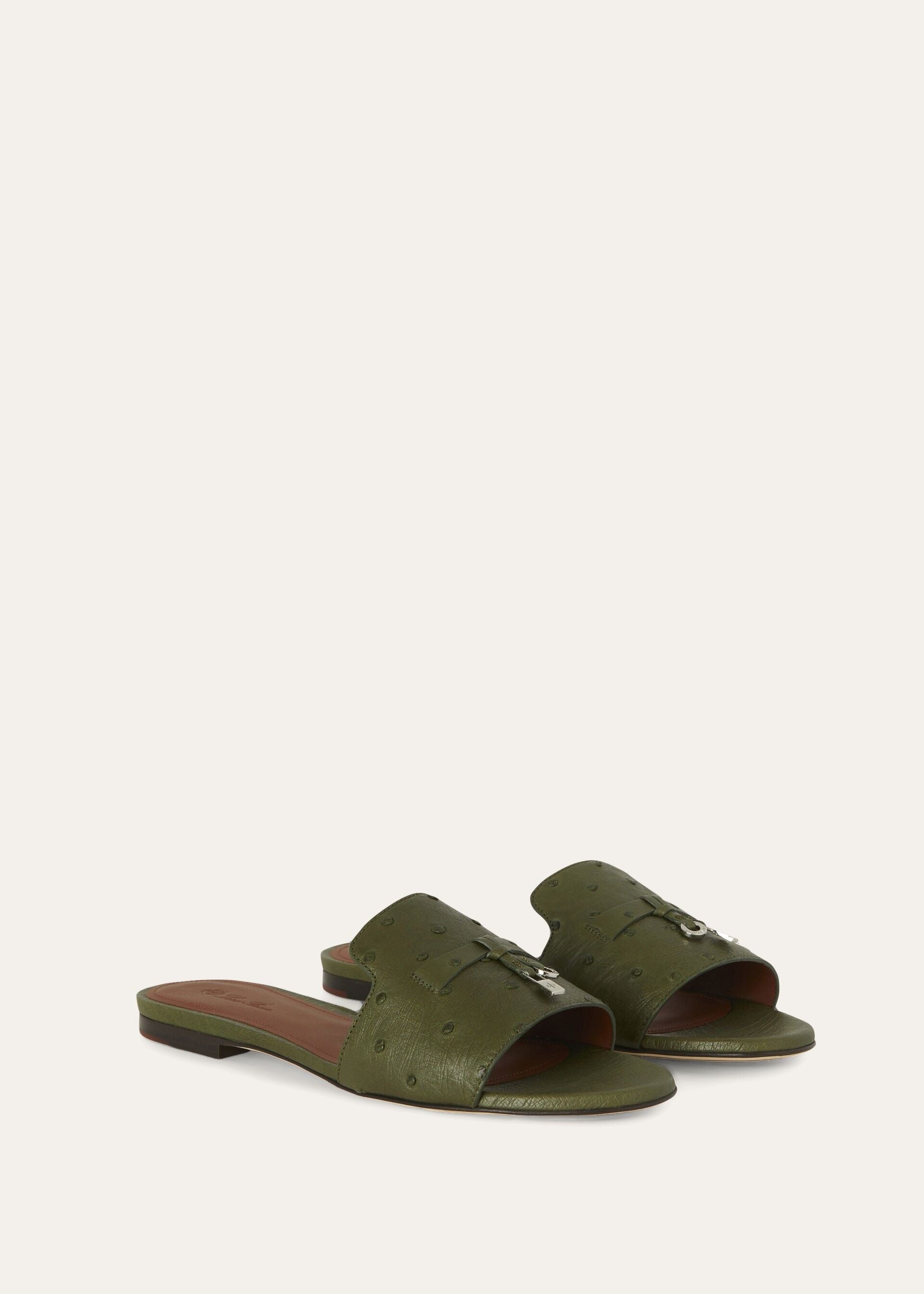 Summer Charms Sandal - Dark Lichen Green