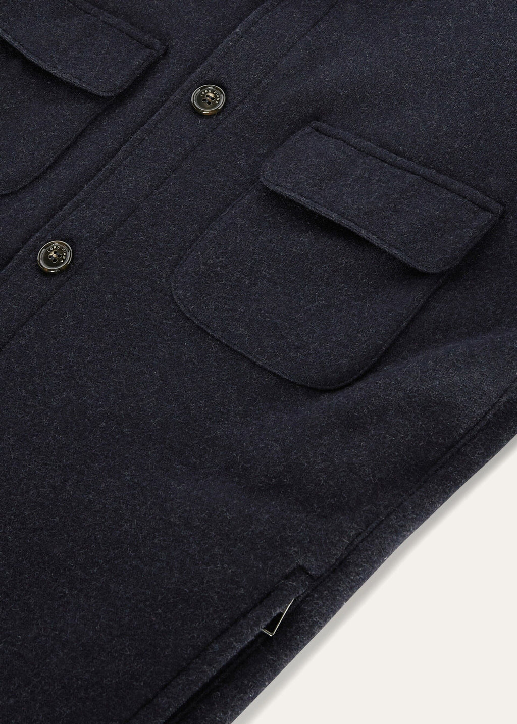 Sweater Lp Shirt - Navy Blue/Gray Melange