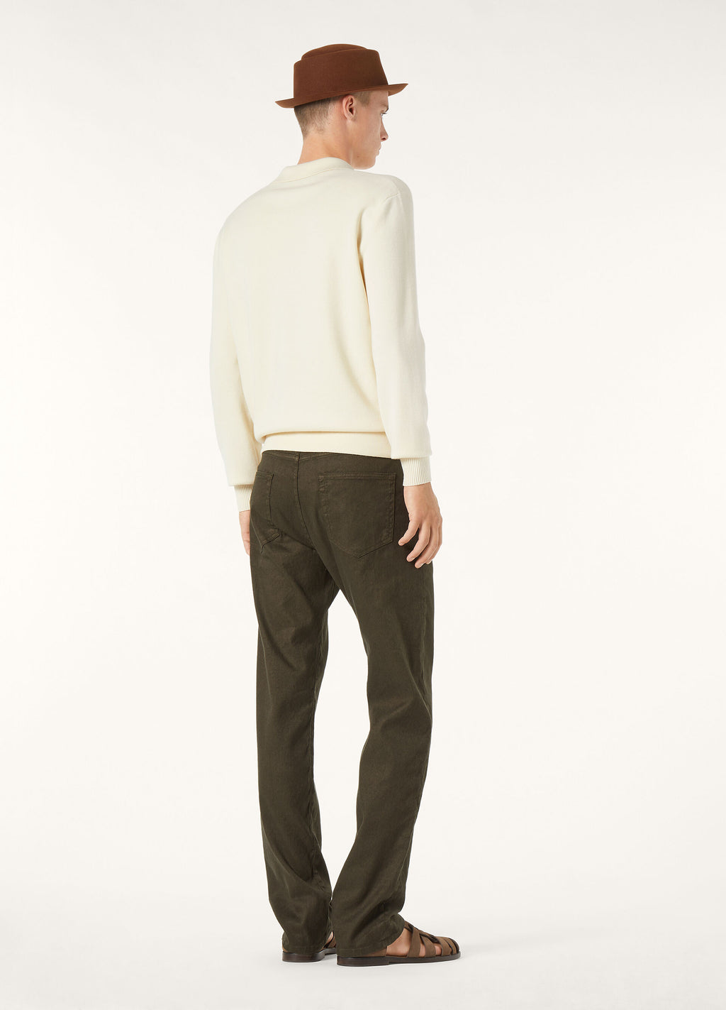 Buttonless Polo-shirt - Nougat