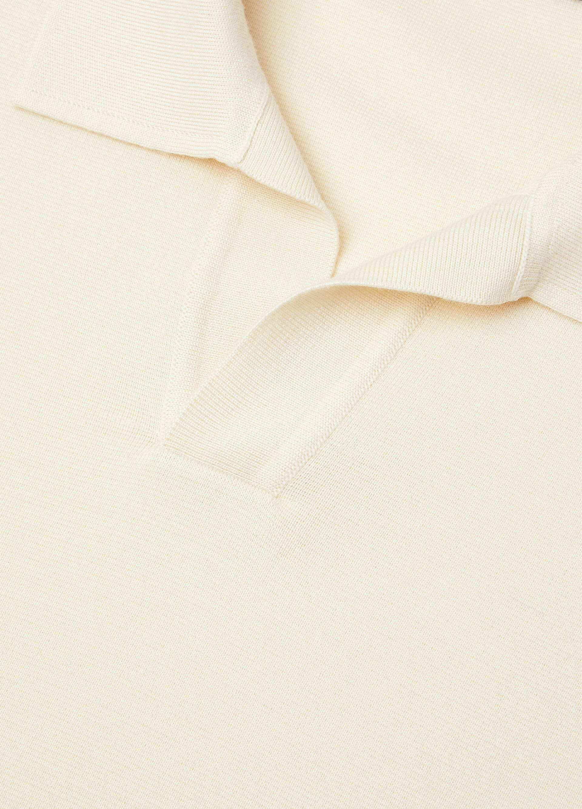 Buttonless Polo-shirt - Nougat