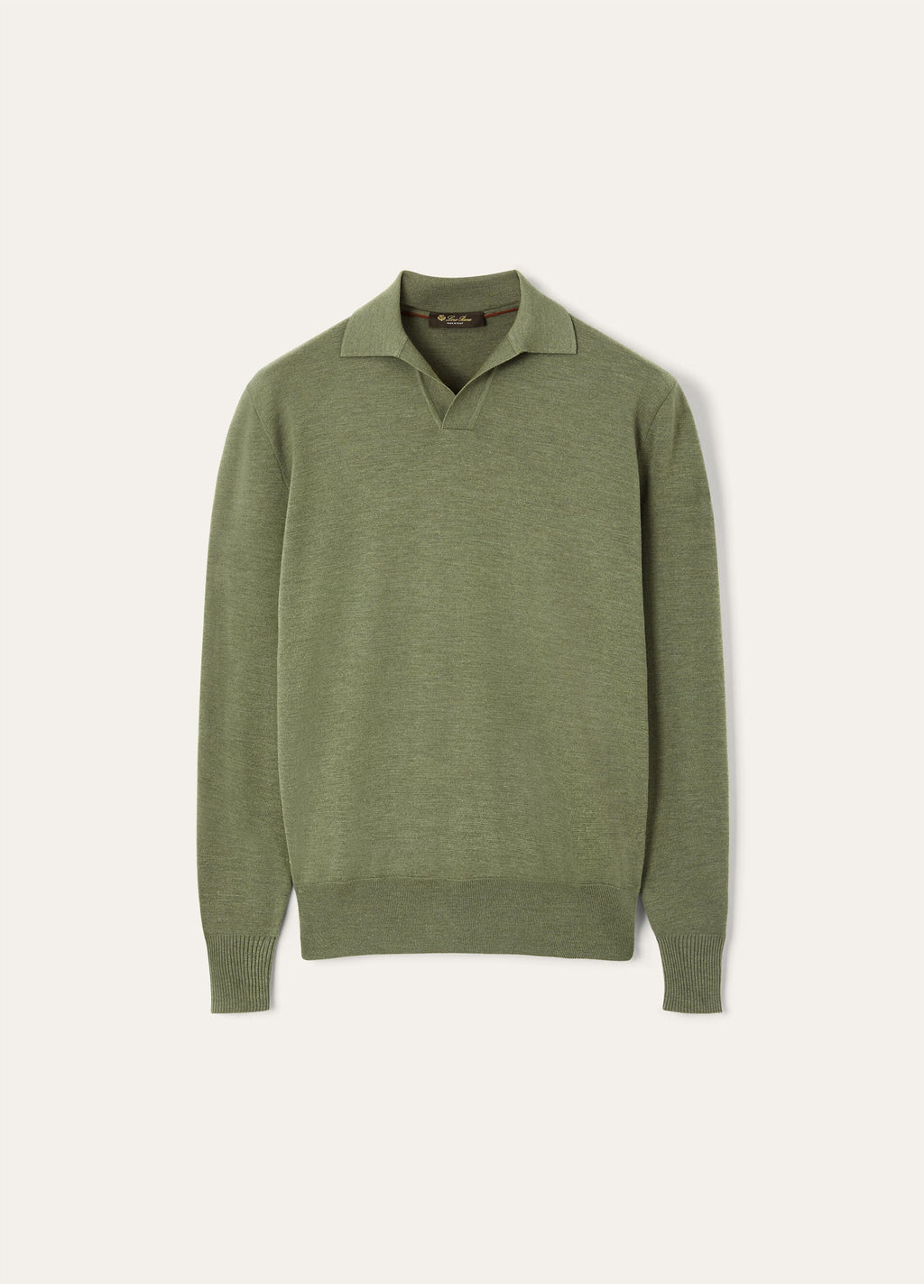 Buttonless Polo-shirt - Lagoon Flora Melange