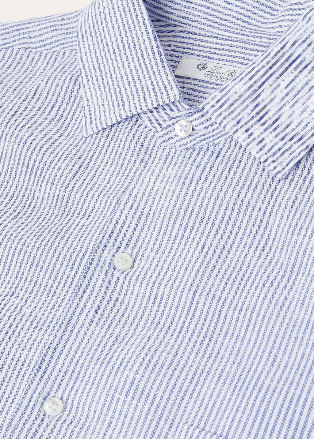André Shirt - Blue Still Water Stripe