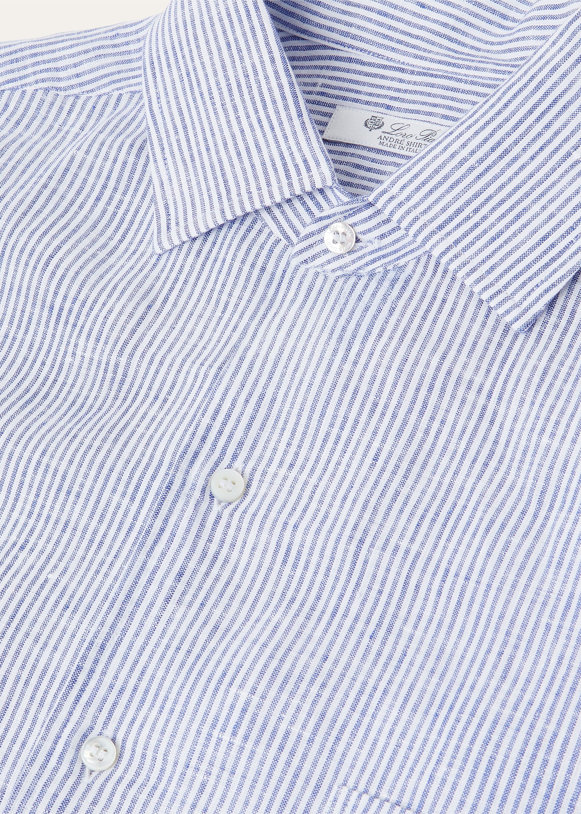 André Shirt - Blue Still Water Stripe