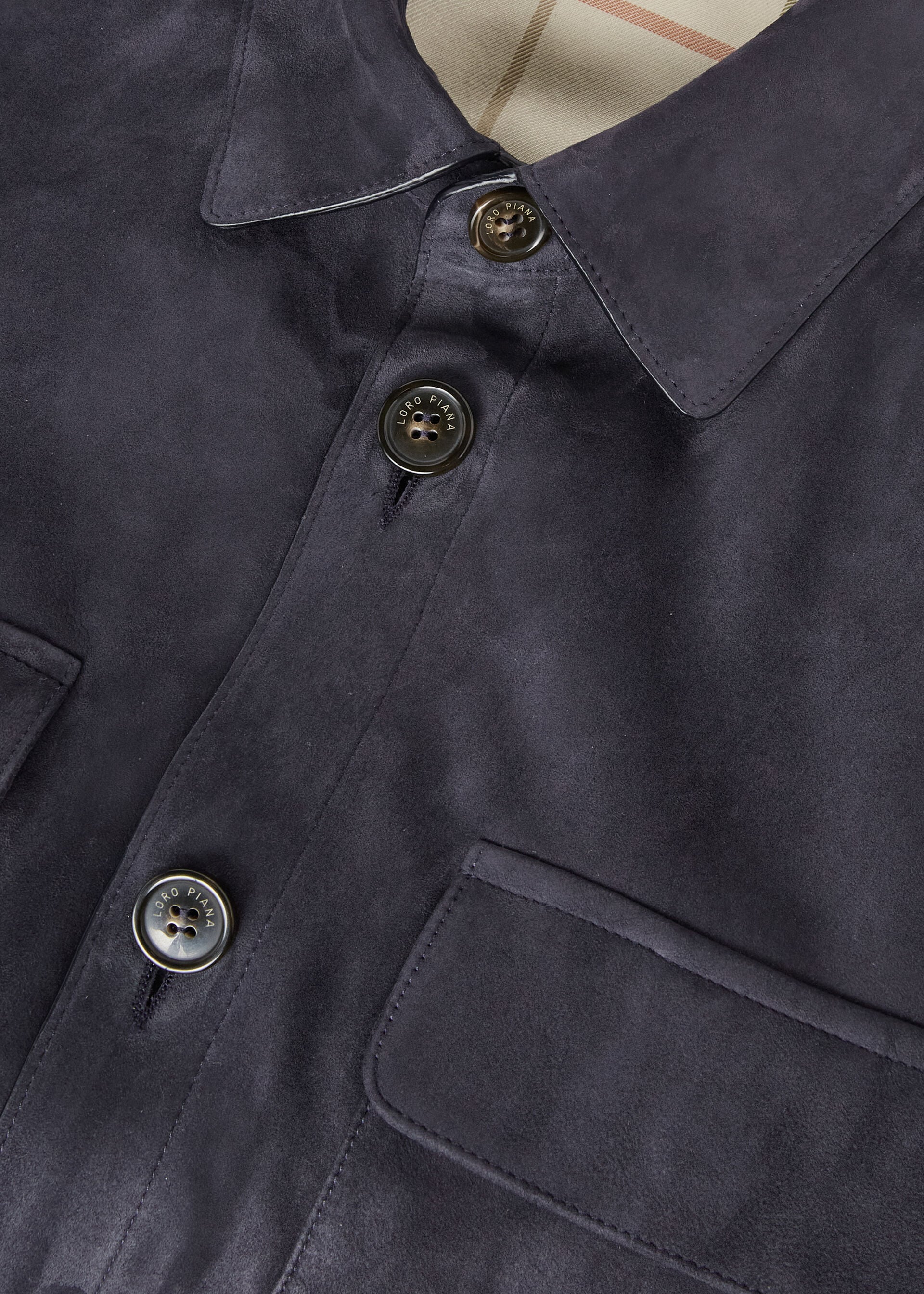 Loro Piana Overshirt - Navy Blue
