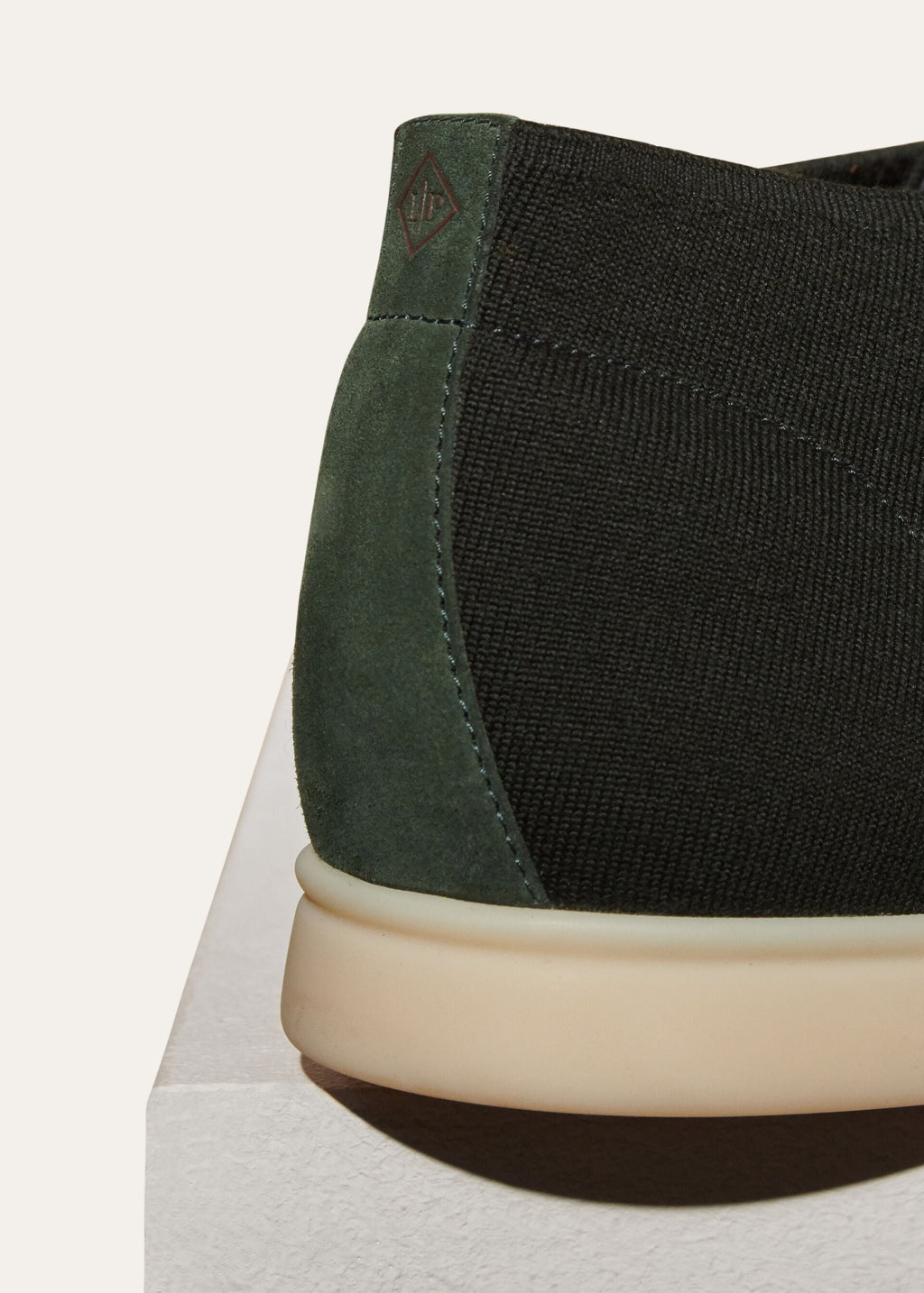 Open Knitted Walk Ankle Boot - Black Forest