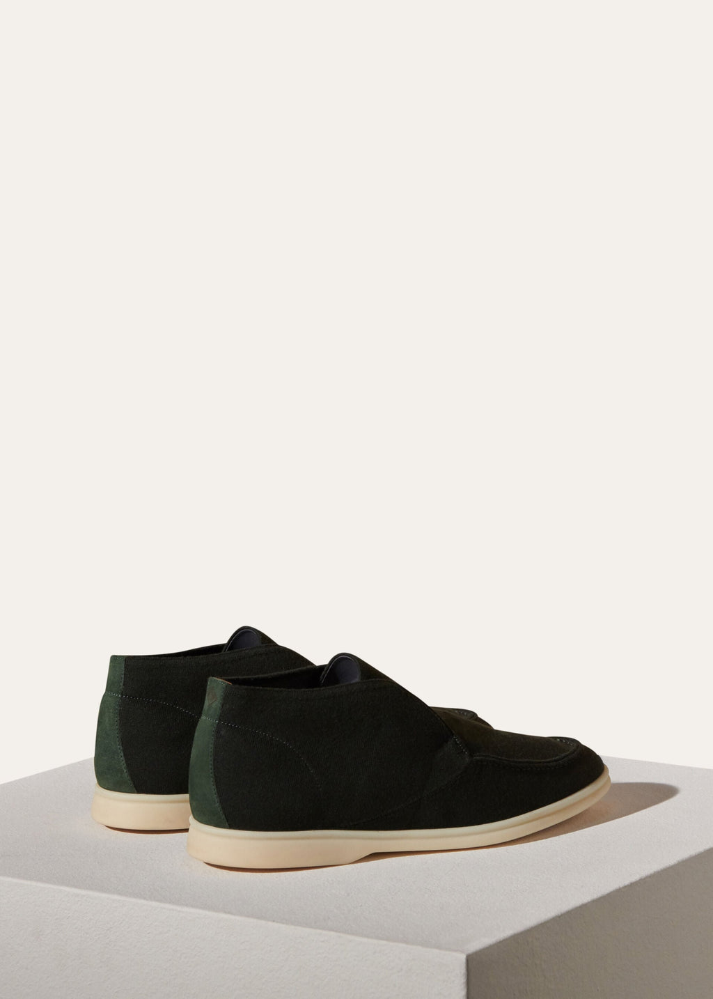 Open Knitted Walk Ankle Boot - Black Forest