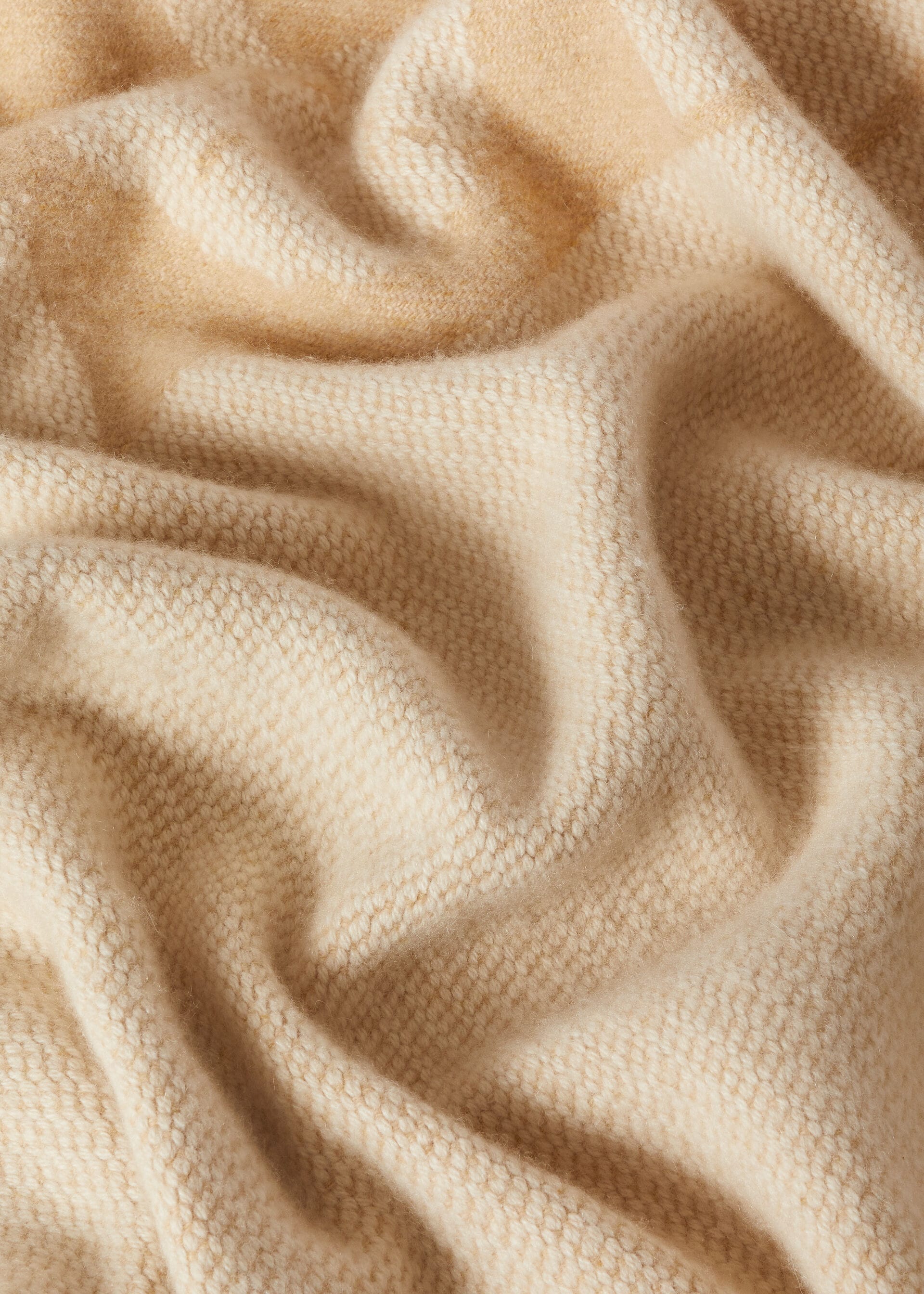 Loro Piana Throw Blanket - Natural Gold Sand