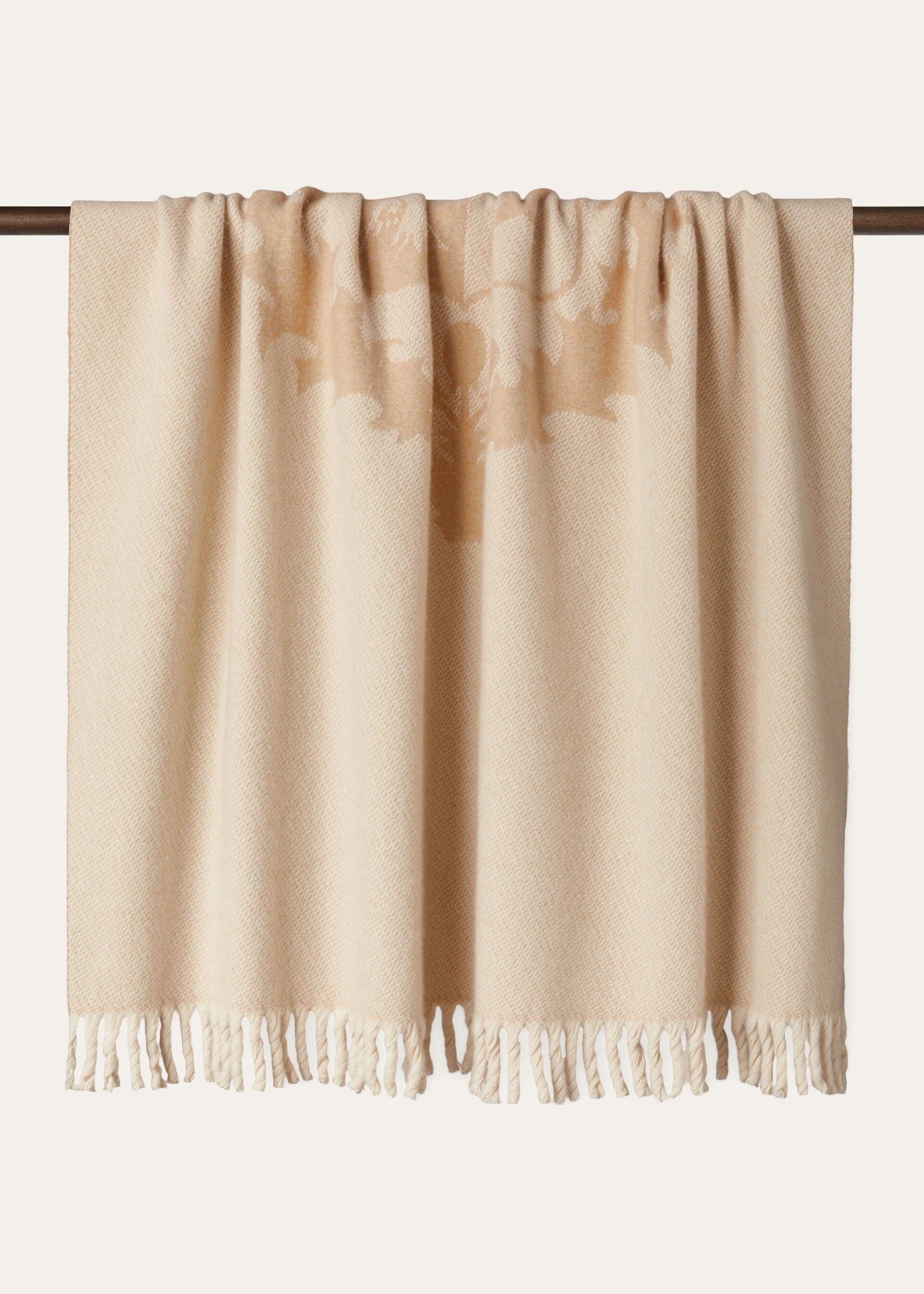 Loro Piana Throw Blanket - Natural Gold Sand