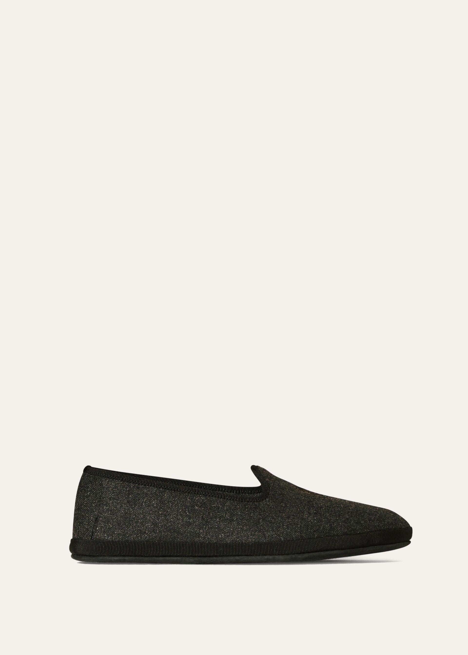Venice Slippers - Dark Gray Melange