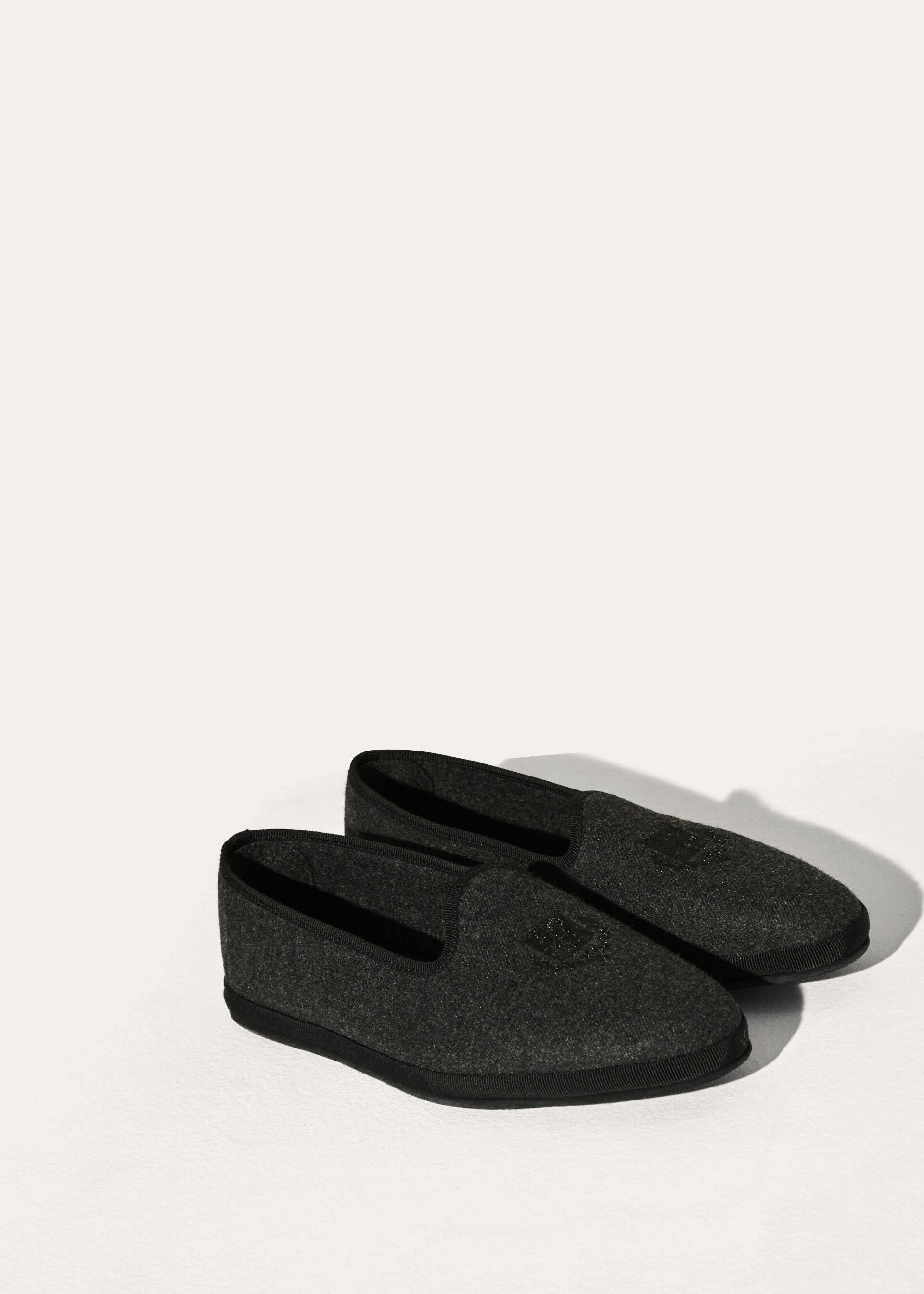 Venice Slippers - Dark Gray Melange