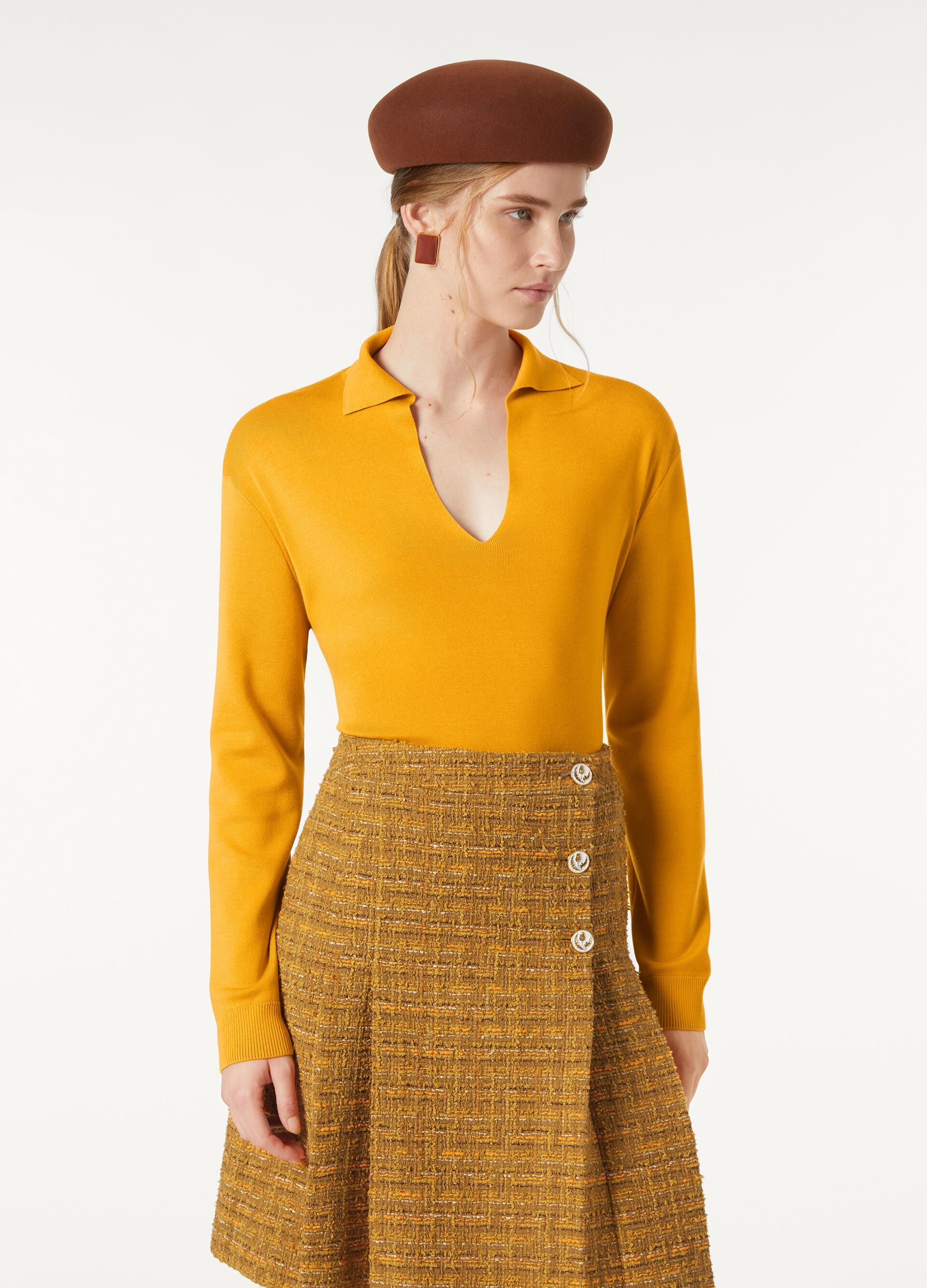 Siena Polo Shirt - Saffron Tea