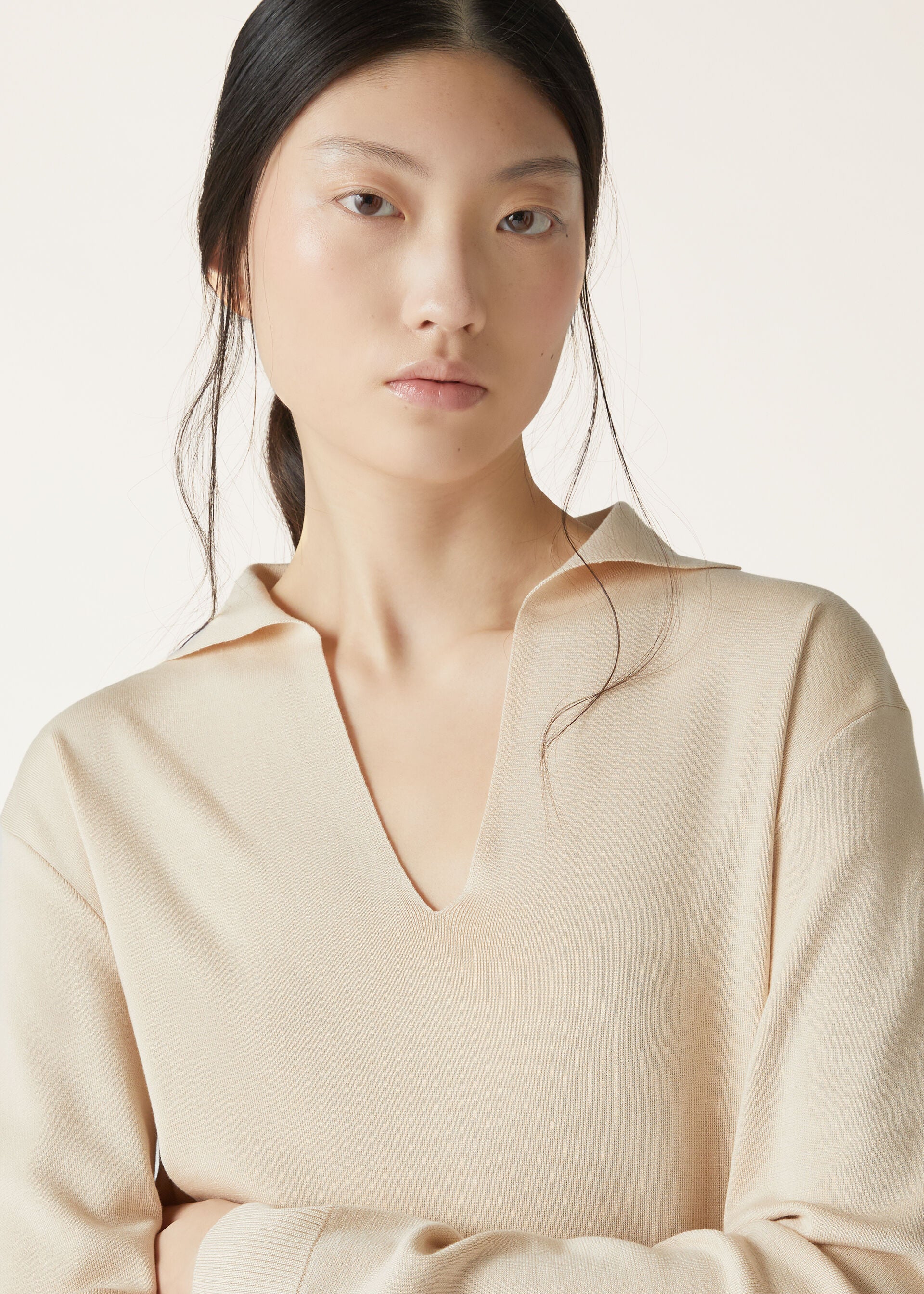 Siena Polo Shirt - Rice Milk